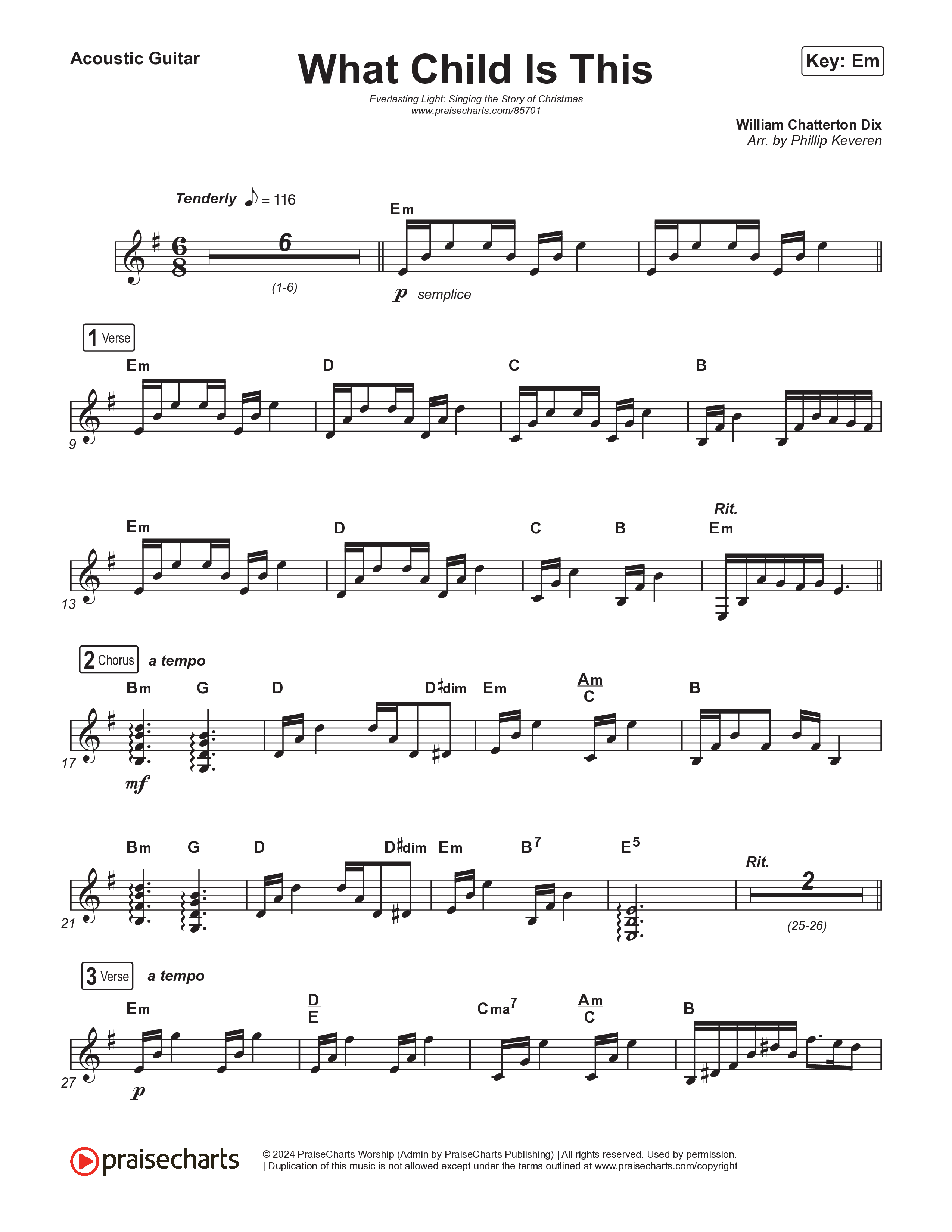 What Child Is This (Live) Rhythm Chart (Museum Of The Bible / Indiana Wesleyan University Choir / Arr. Philip Keveren)