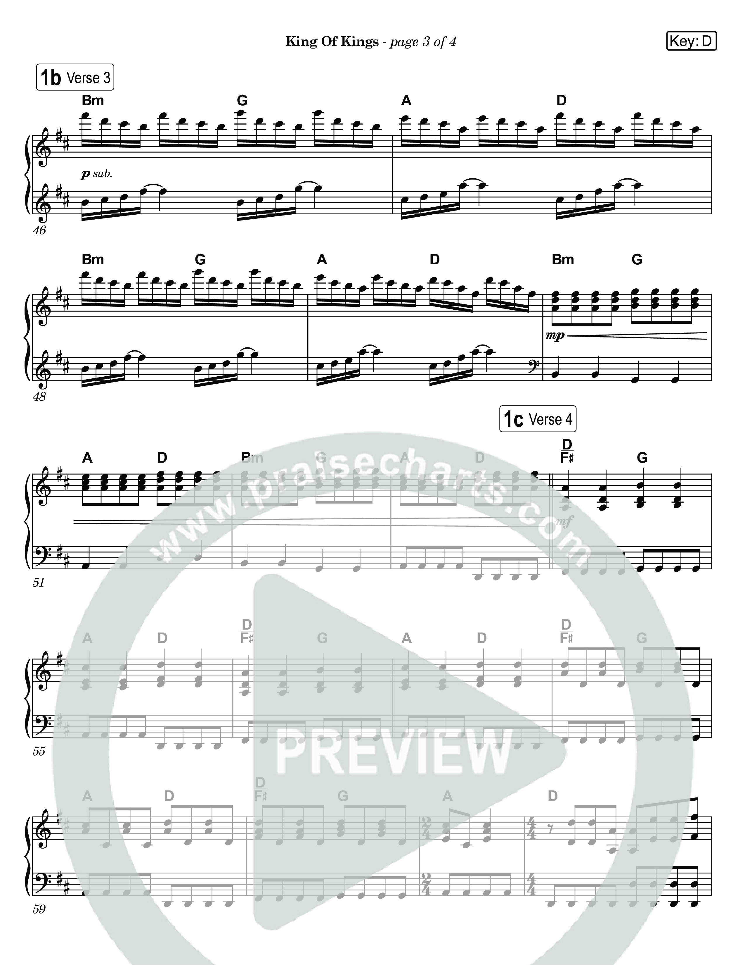 King Of Kings (Live) Piano Sheet (Museum Of The Bible / Anthony Evans / Tasha Layton / Indiana Wesleyan University Choir / Arr. Jared Haschek)