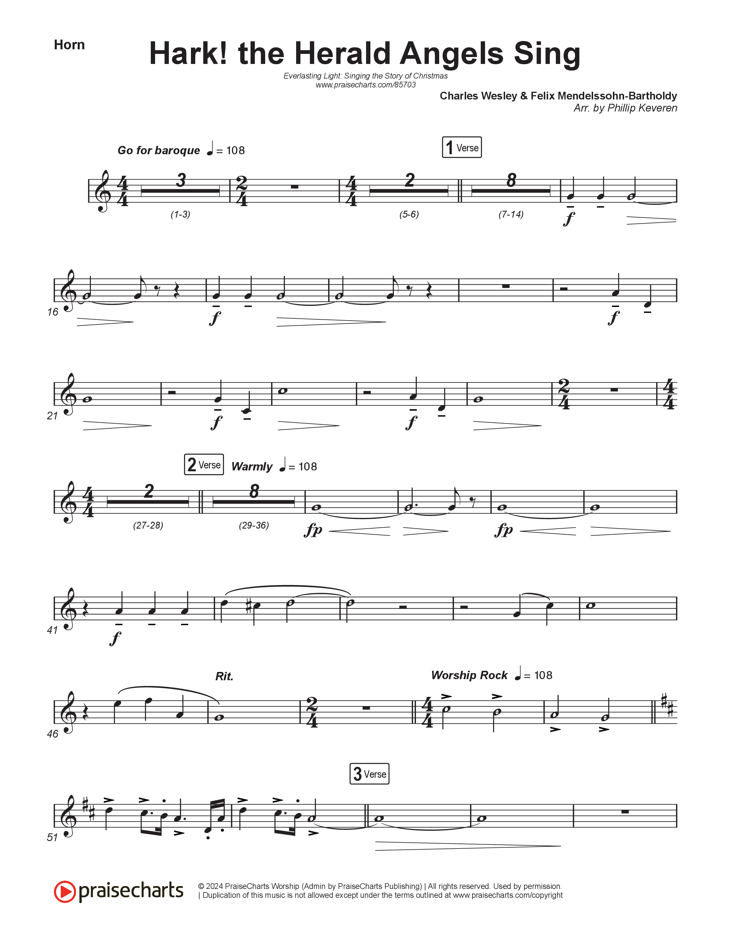 Hark The Herald Angels Sing (Live) Brass Pack (Museum Of The Bible / Indiana Wesleyan University Choir / Arr. Philip Keveren)