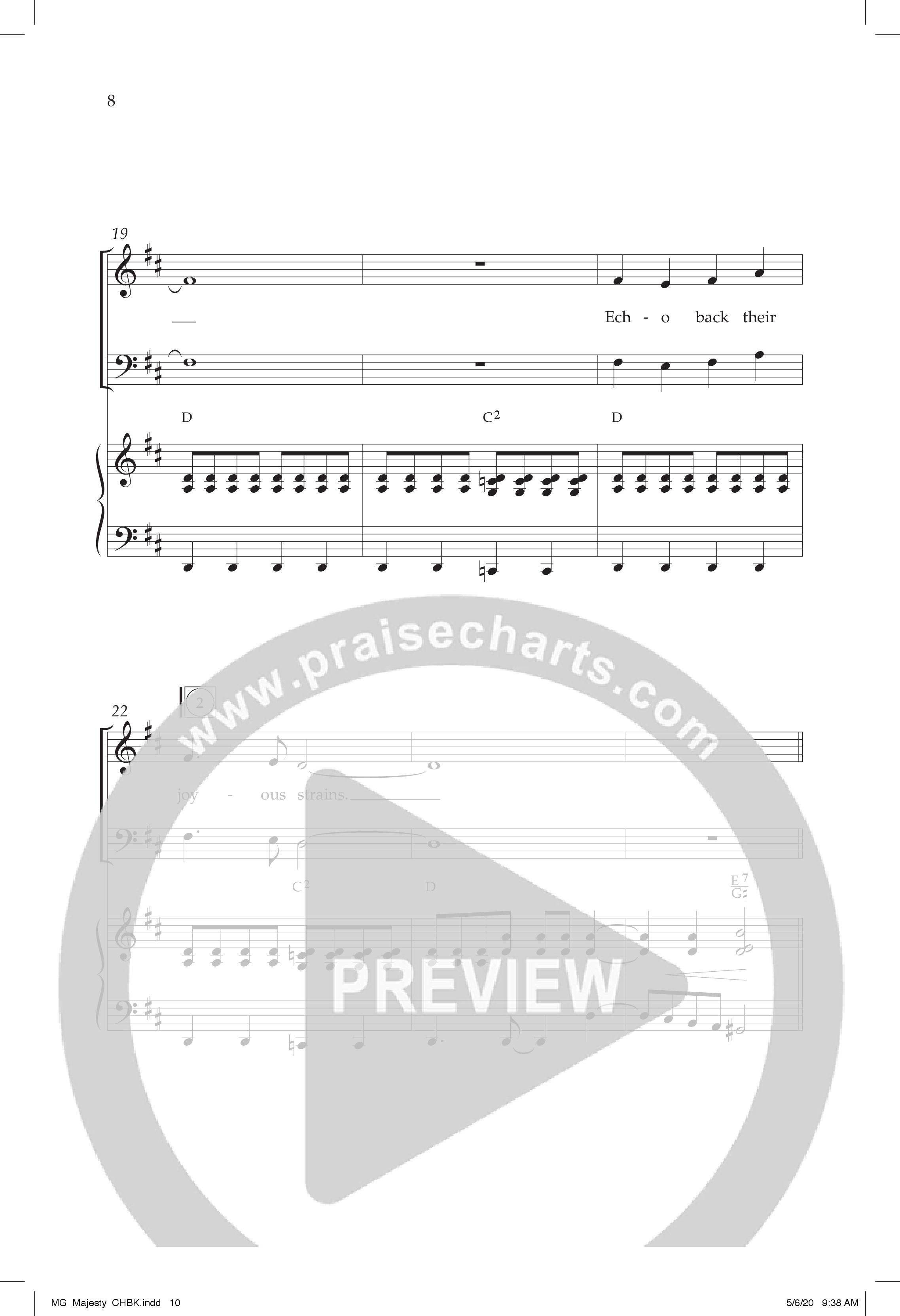 Gloria Amen (Choral Anthem SATB) Anthem (SATB/Piano) (Lifeway Choral / Arr. John Bolin / Arr. Don Koch)