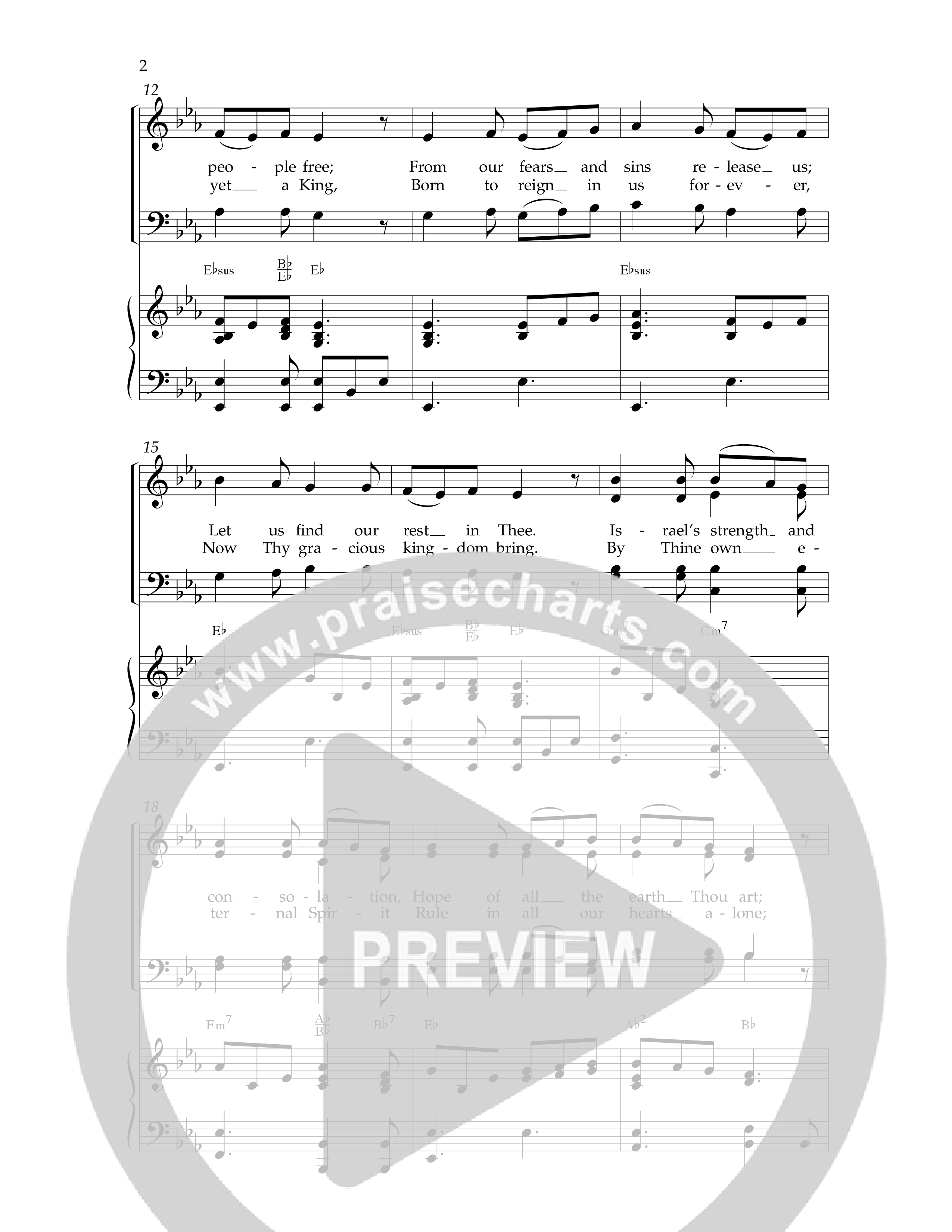 Come Thou Long-Expected Jesus (with You Have Come) (Choral Anthem SATB) Anthem (SATB/Piano) (Lifeway Choral / Arr. Dennis Allen)
