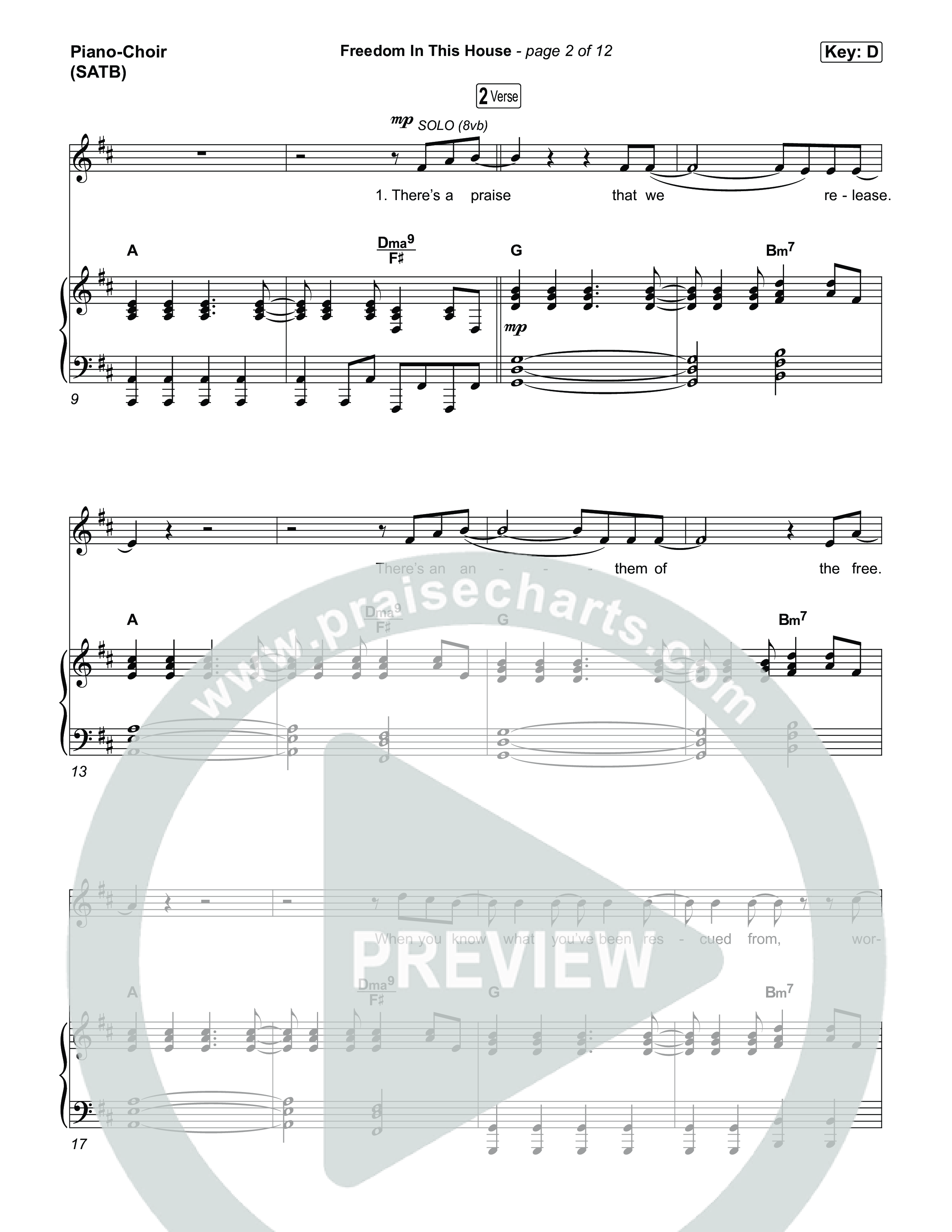 Freedom In This House Piano/Vocal Pack (Jonathan Traylor)