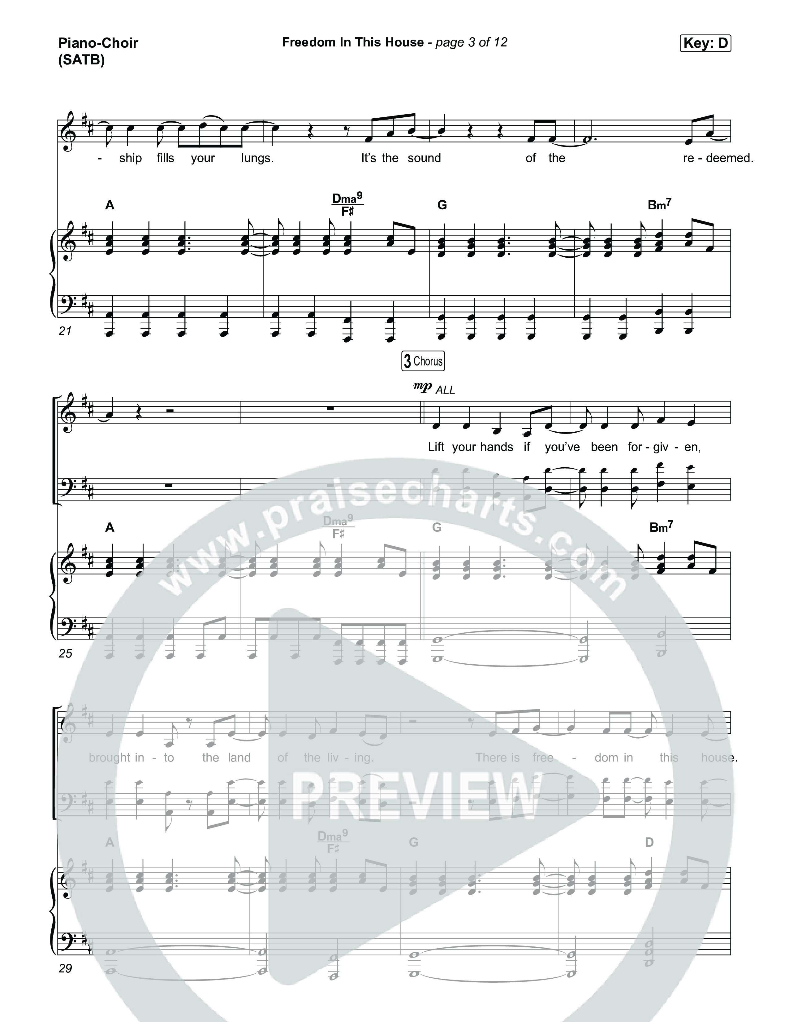 Freedom In This House Piano/Vocal Pack (Jonathan Traylor)