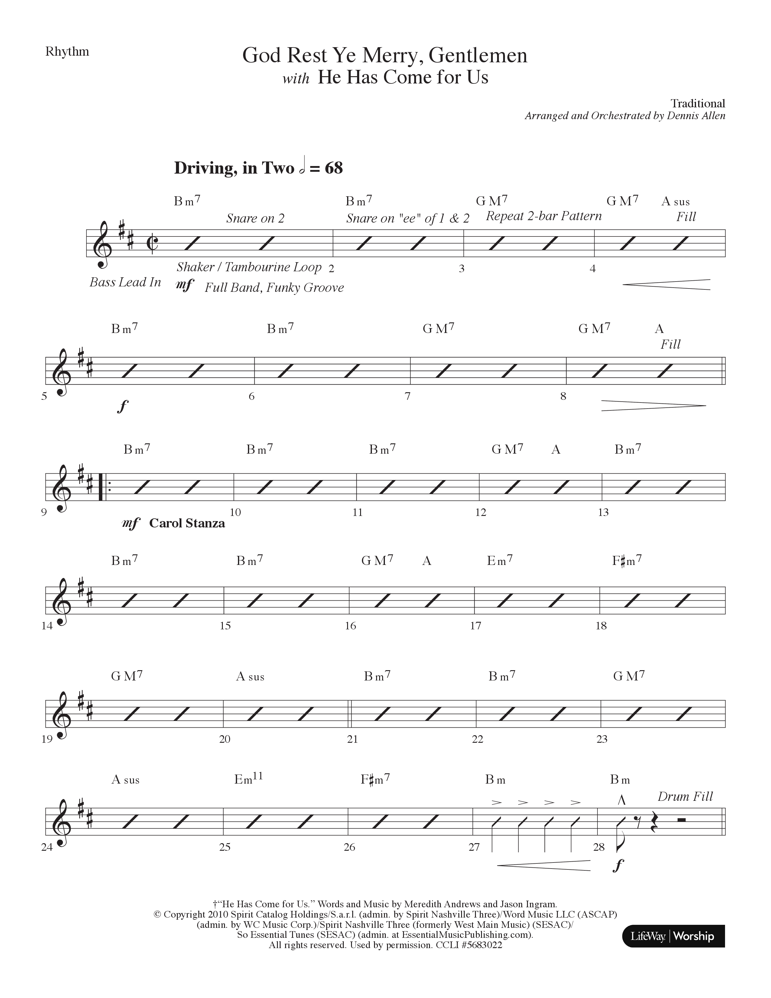 Noel Born Is The King (8 Song Choral Collection) Song 2 (Lead & Chords) (Lifeway Choral / Arr. Dennis Allen)