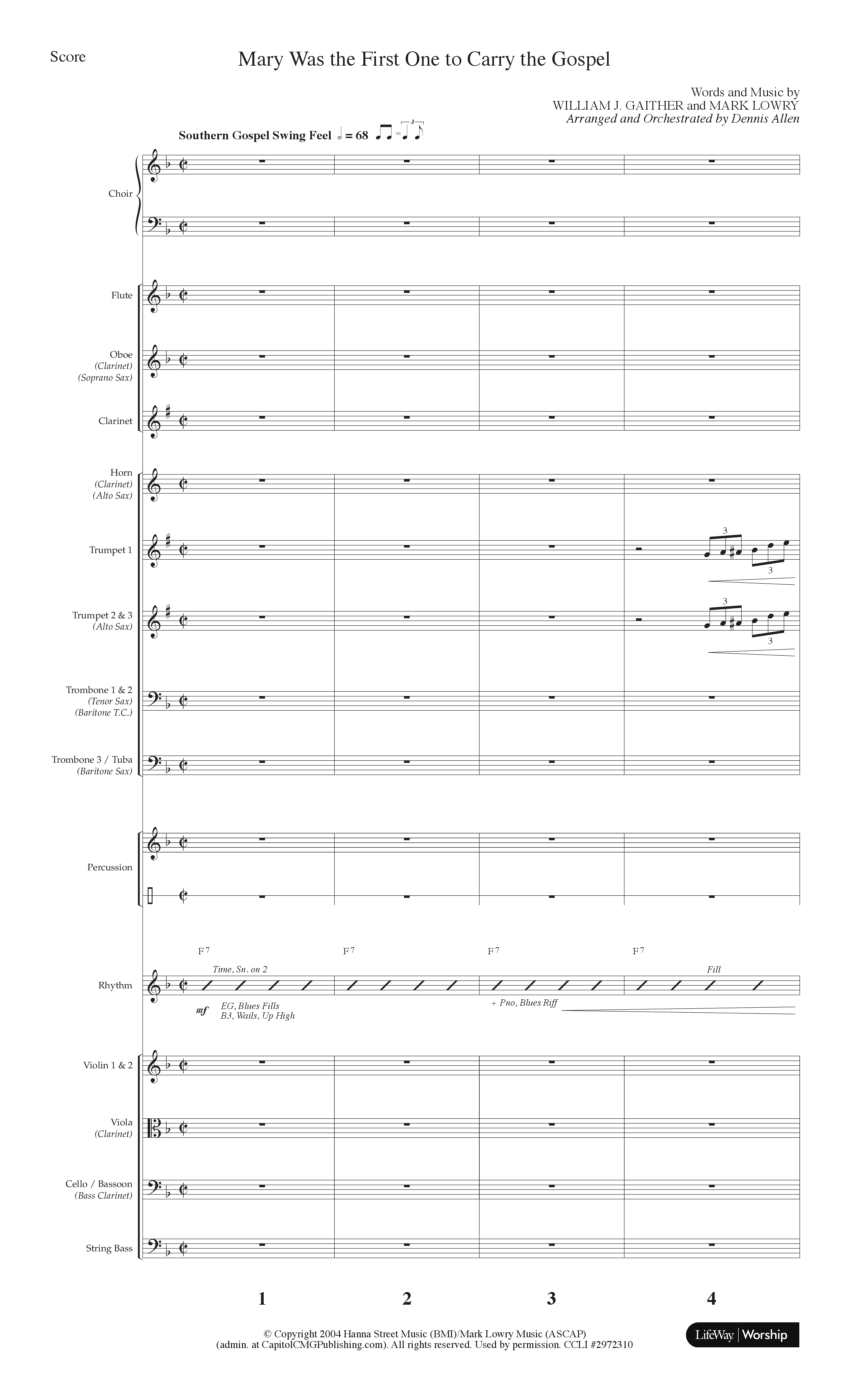 Noel Born Is The King (8 Song Choral Collection) Song 3 (Orchestration) (Lifeway Choral / Arr. Dennis Allen)