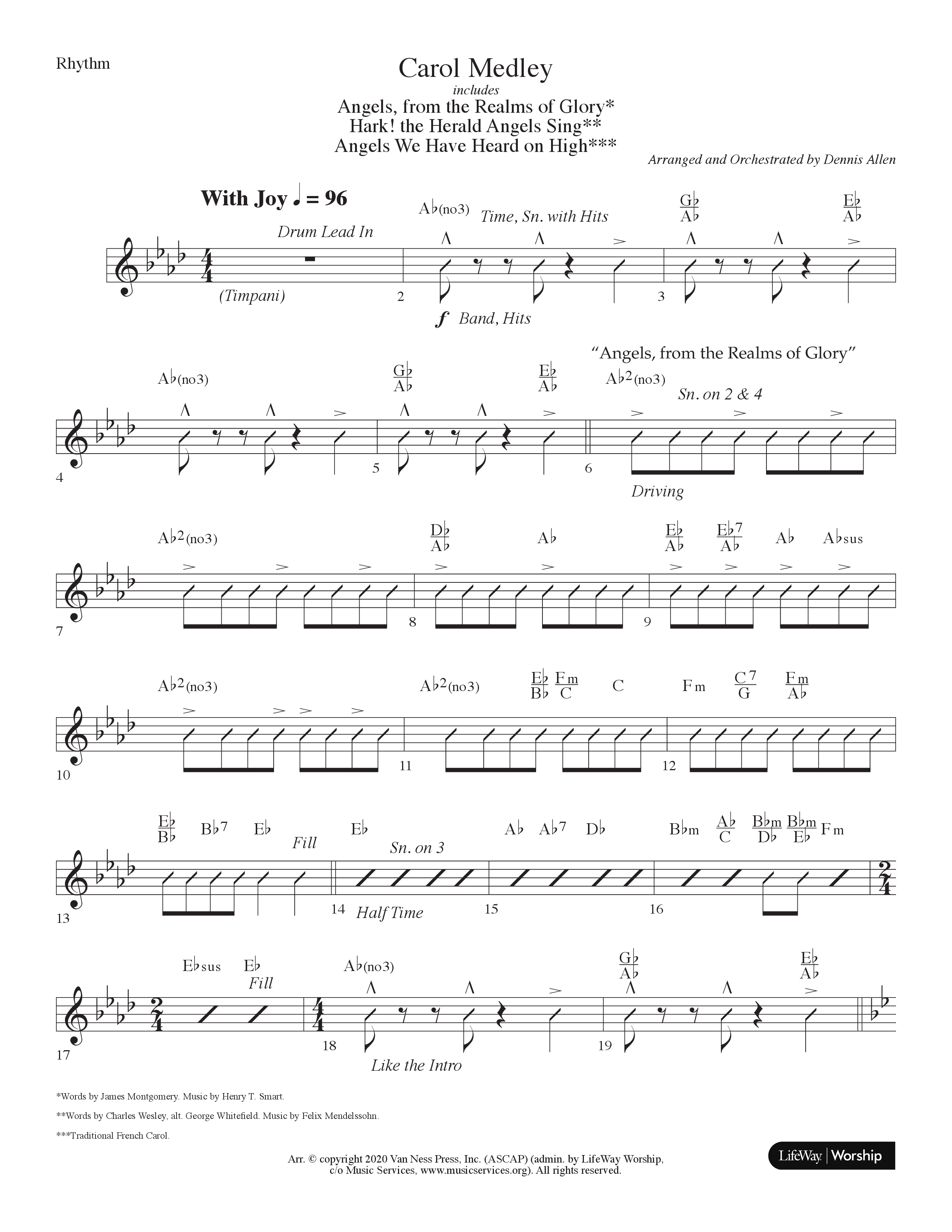 Noel Born Is The King (8 Song Choral Collection) Song 5 (Lead & Chords) (Lifeway Choral / Arr. Dennis Allen)