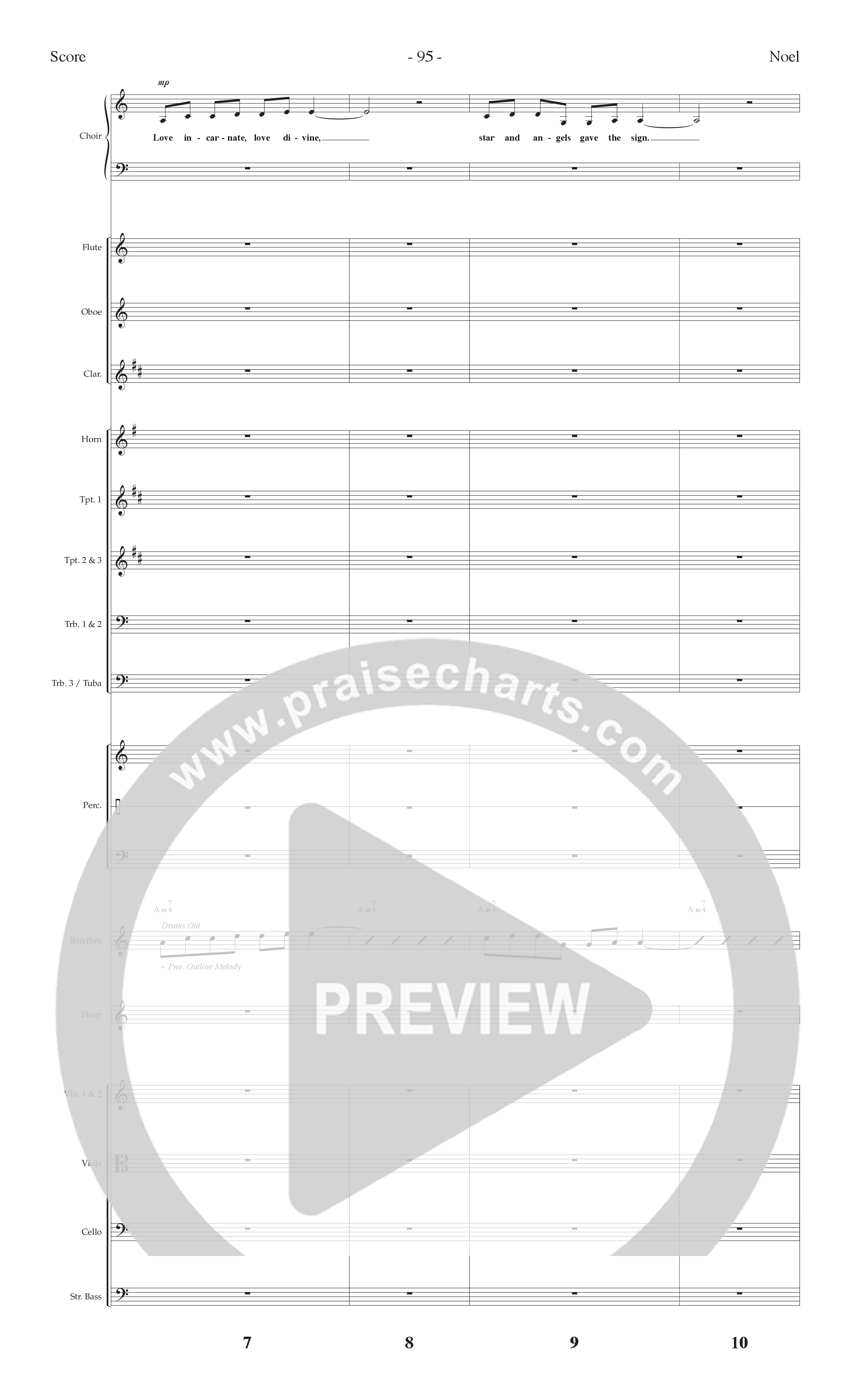 Noel Born Is The King (8 Song Choral Collection) Song 6 (Orchestration) (Lifeway Choral / Arr. Dennis Allen)