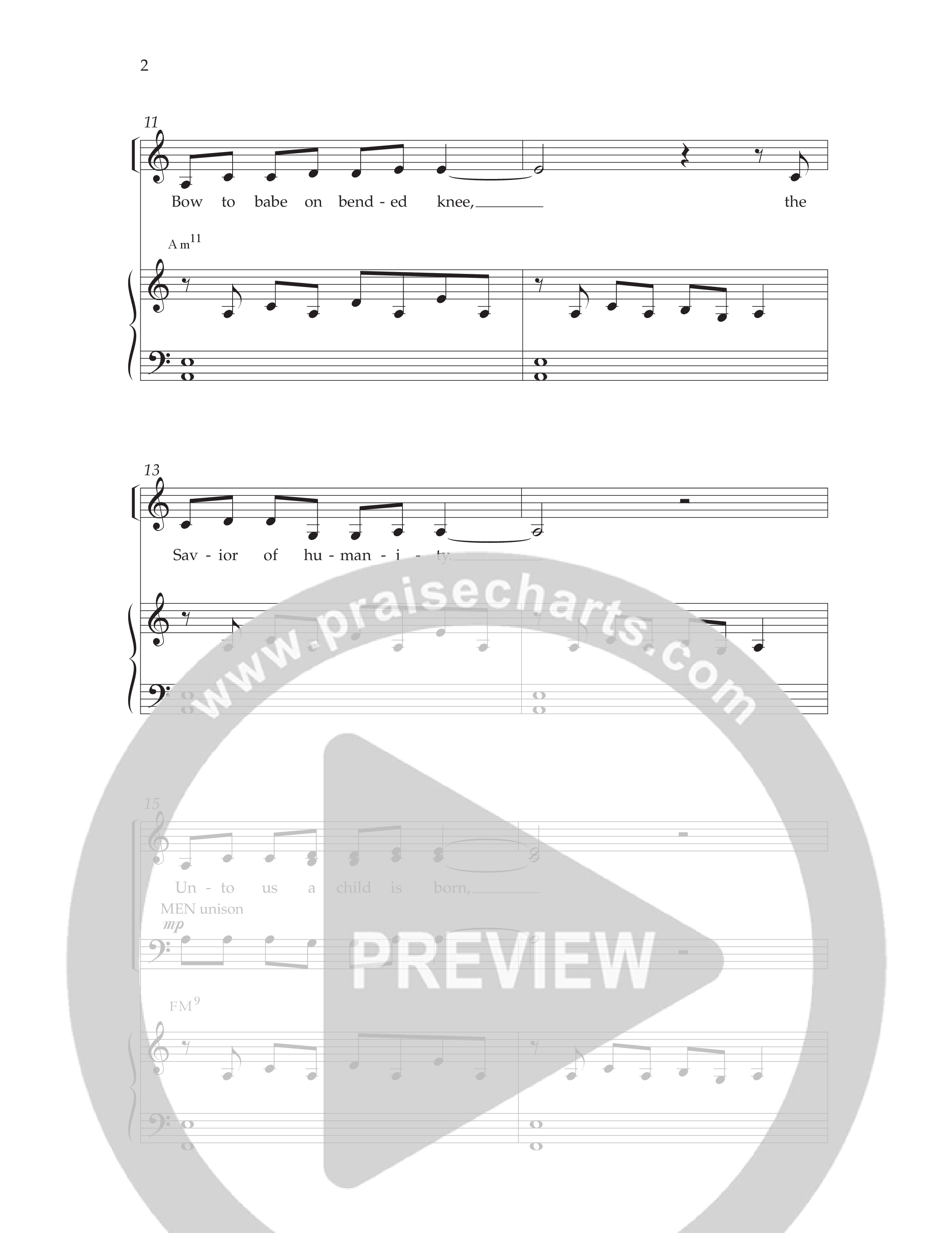 Noel Born Is The King (8 Song Choral Collection) Song 6 (Piano SATB) (Lifeway Choral / Arr. Dennis Allen)