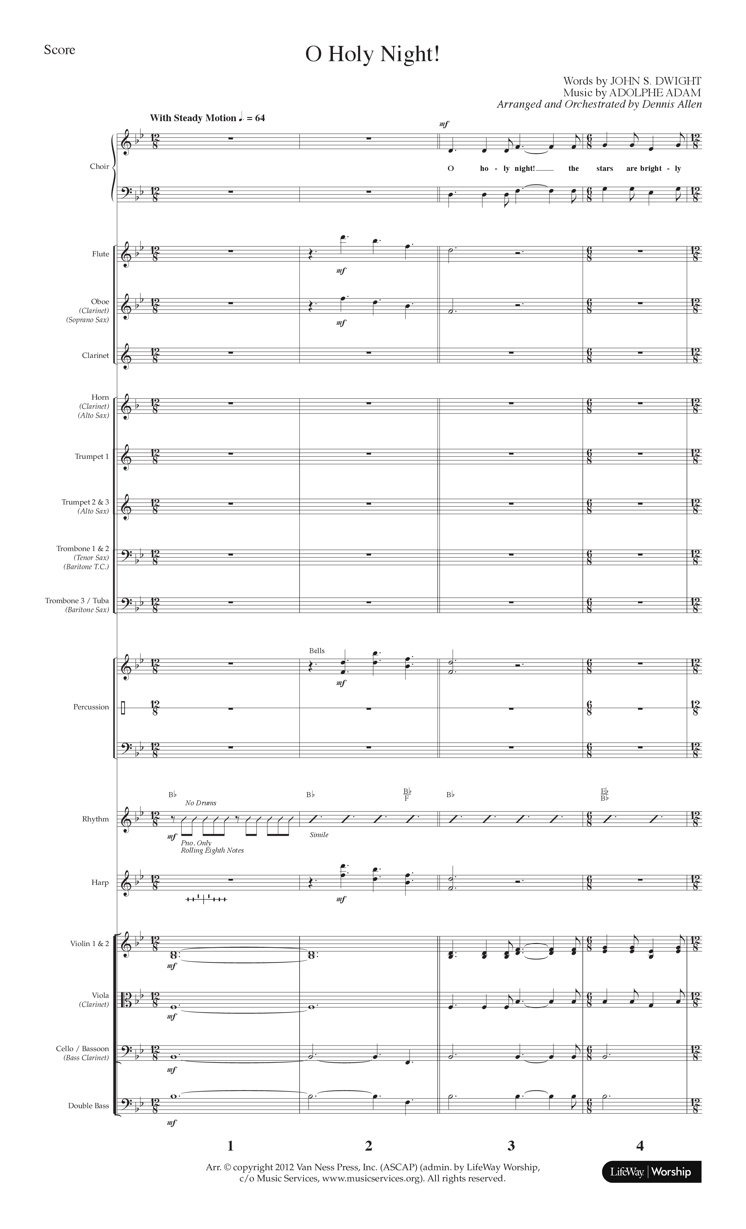 Noel Born Is The King (8 Song Choral Collection) Song 7 (Orchestration) (Lifeway Choral / Arr. Dennis Allen)