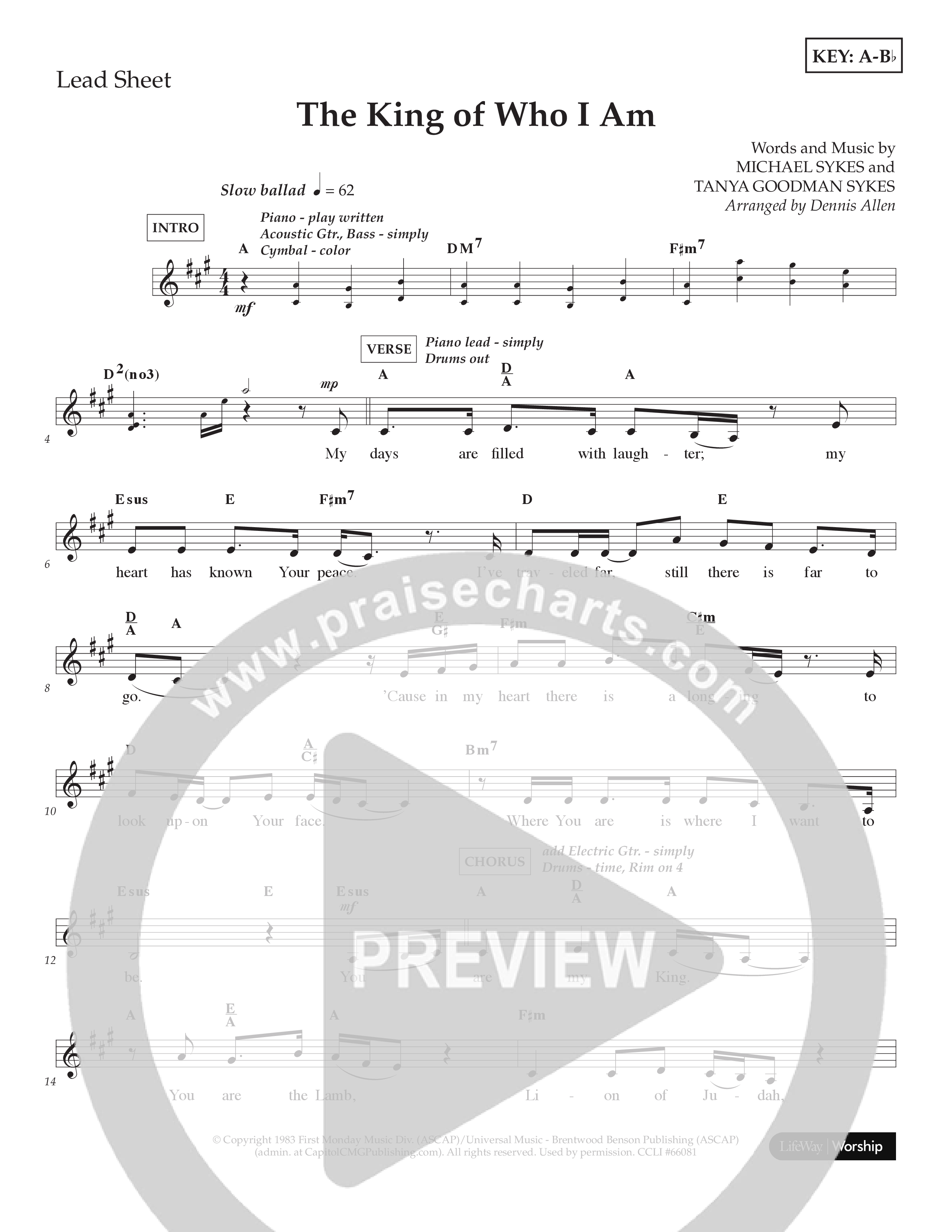 Noel Born Is The King (8 Song Choral Collection) Song 8 (Lead & Chords) (Lifeway Choral / Arr. Dennis Allen)