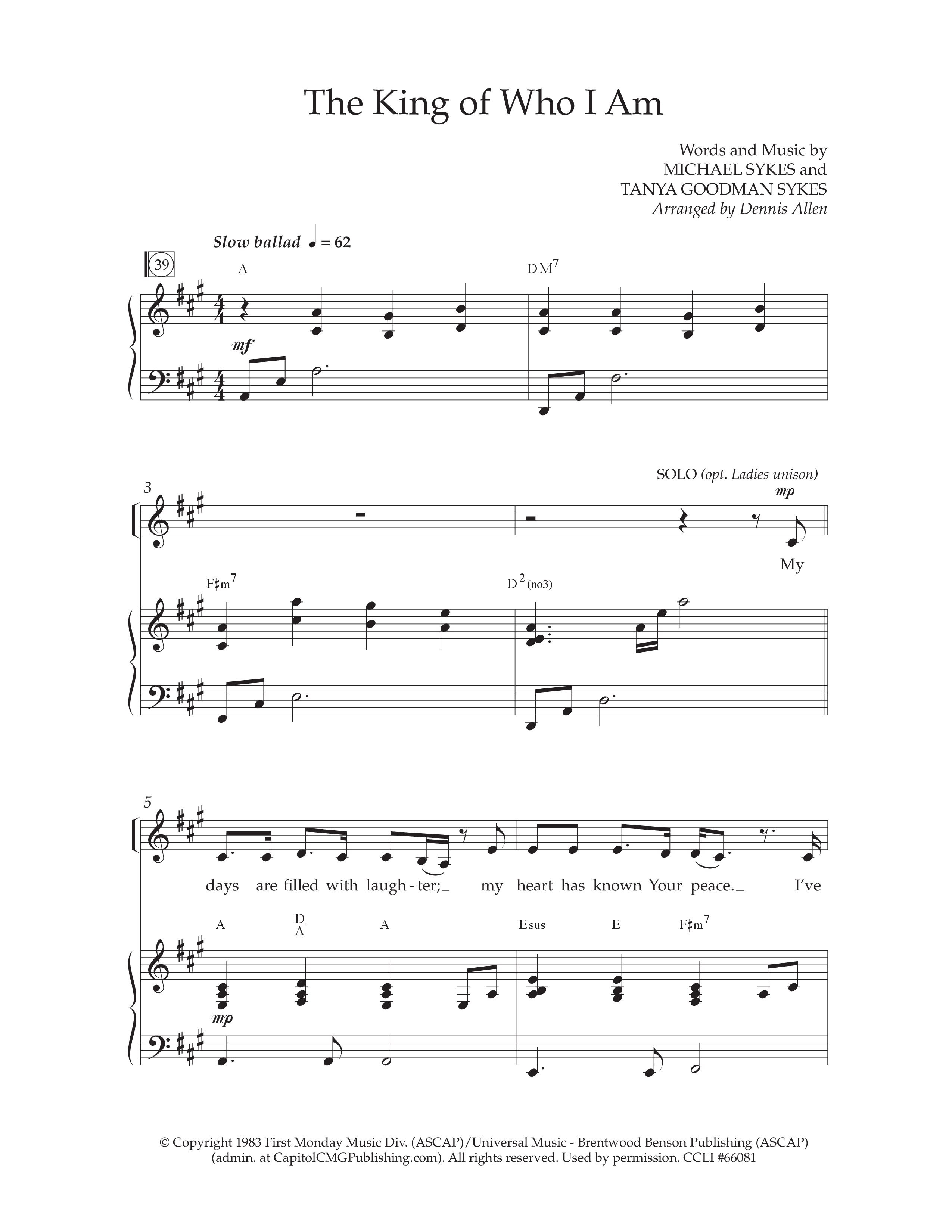 Noel Born Is The King (8 Song Choral Collection) Song 8 (Piano SATB) (Lifeway Choral / Arr. Dennis Allen)