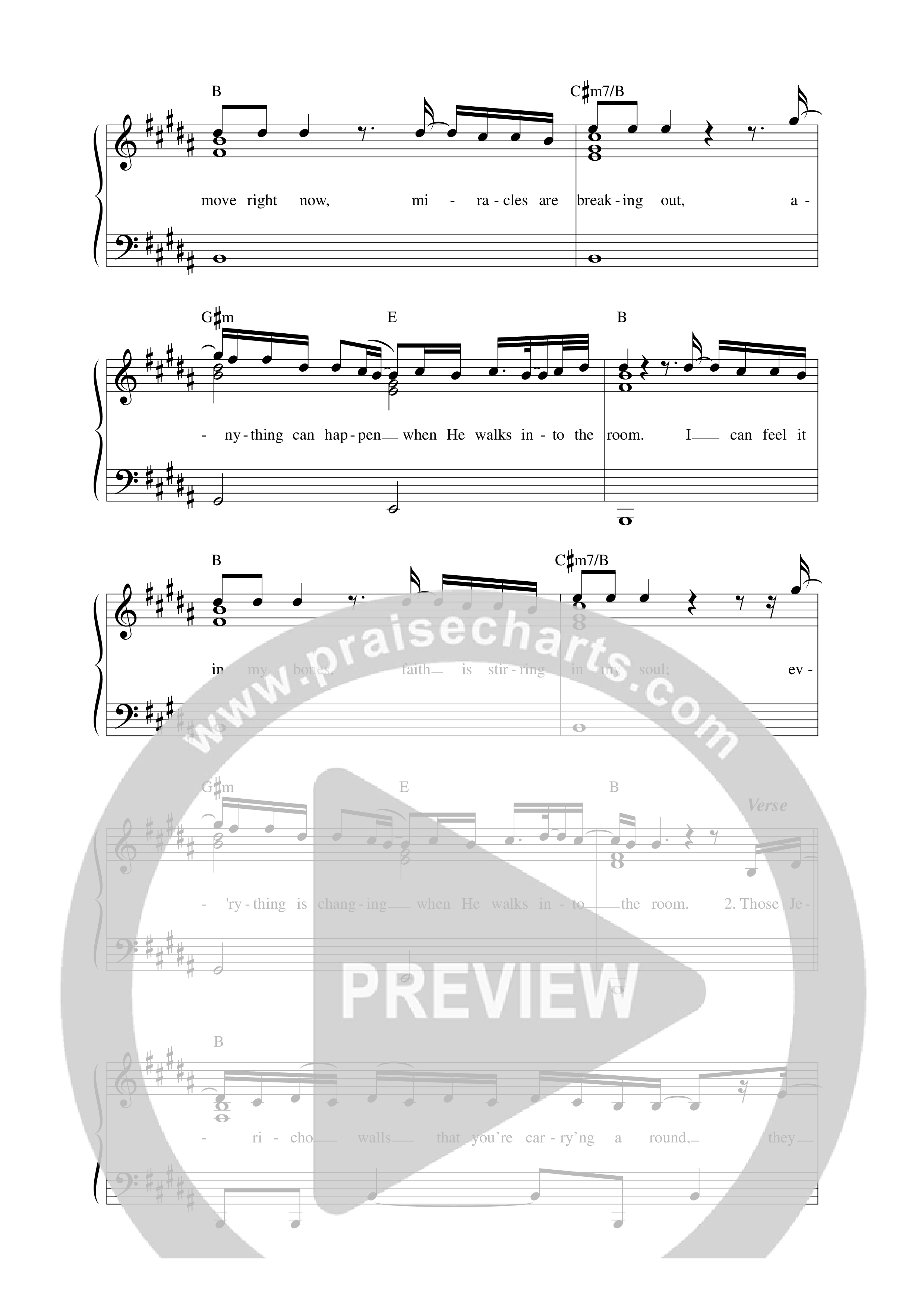 Anything Can Happen (Live) Lead Sheet Melody (Ke'Erron)