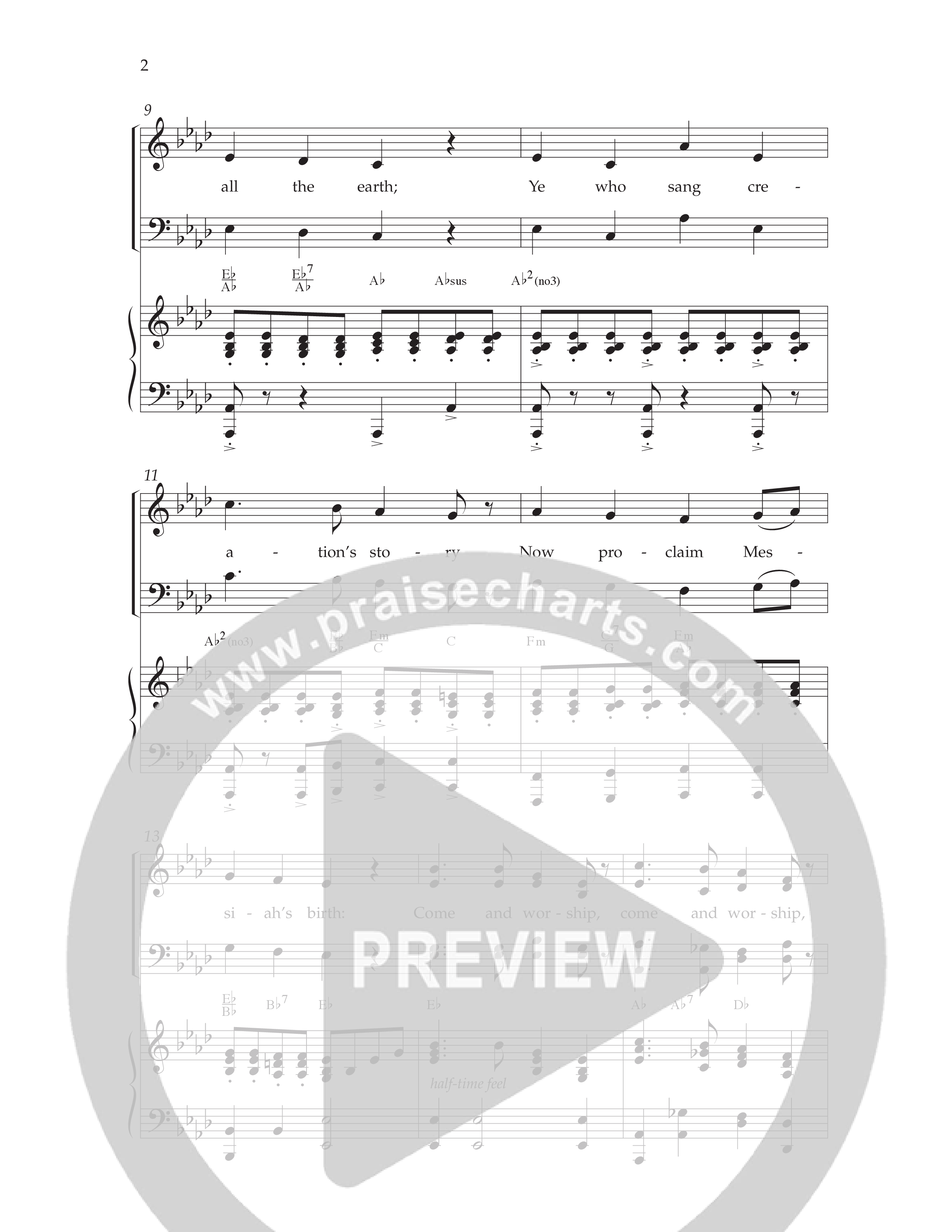 Carol Medley (Choral Anthem SATB) Anthem (SATB/Piano) (Lifeway Choral / Arr. Dennis Allen)