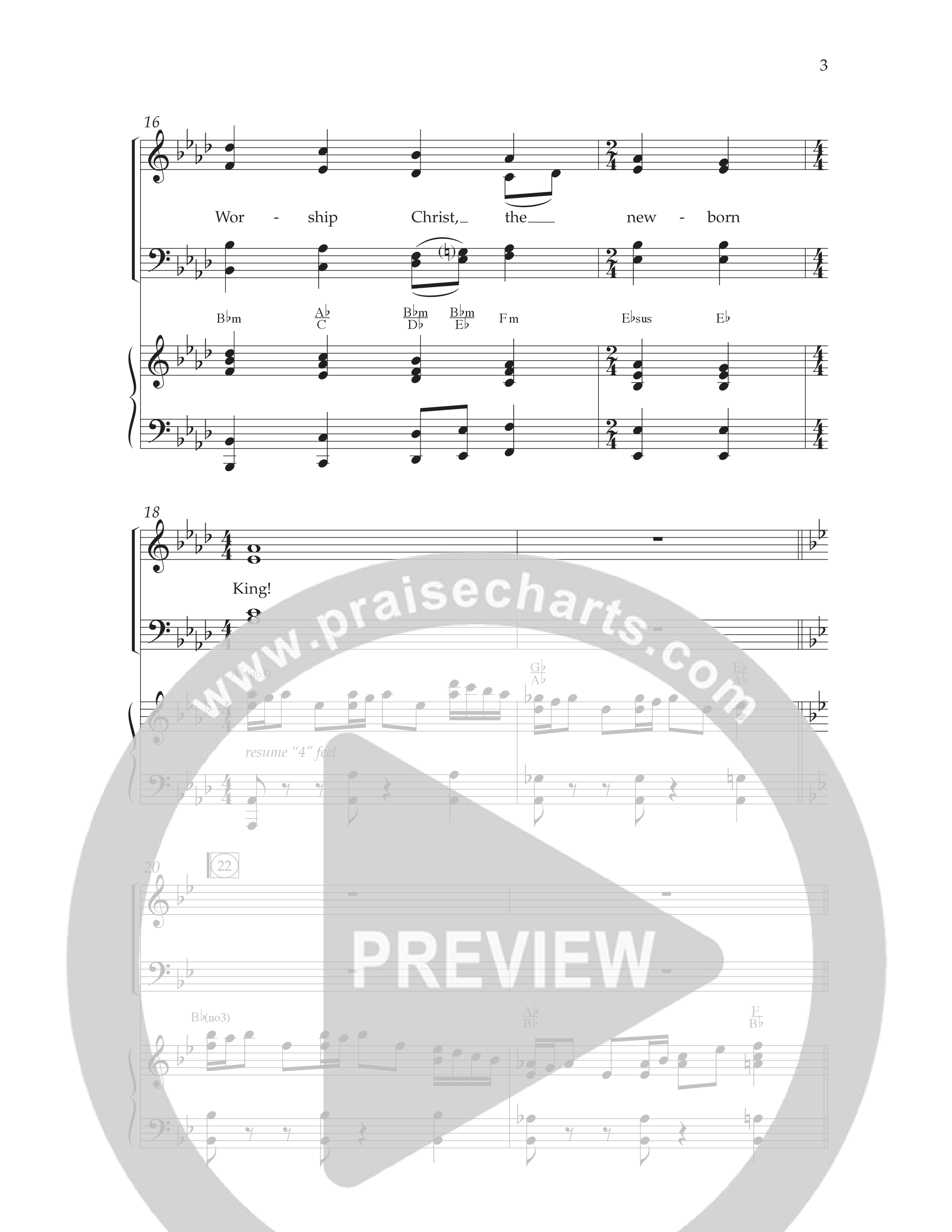 Carol Medley (Choral Anthem SATB) Anthem (SATB/Piano) (Lifeway Choral / Arr. Dennis Allen)