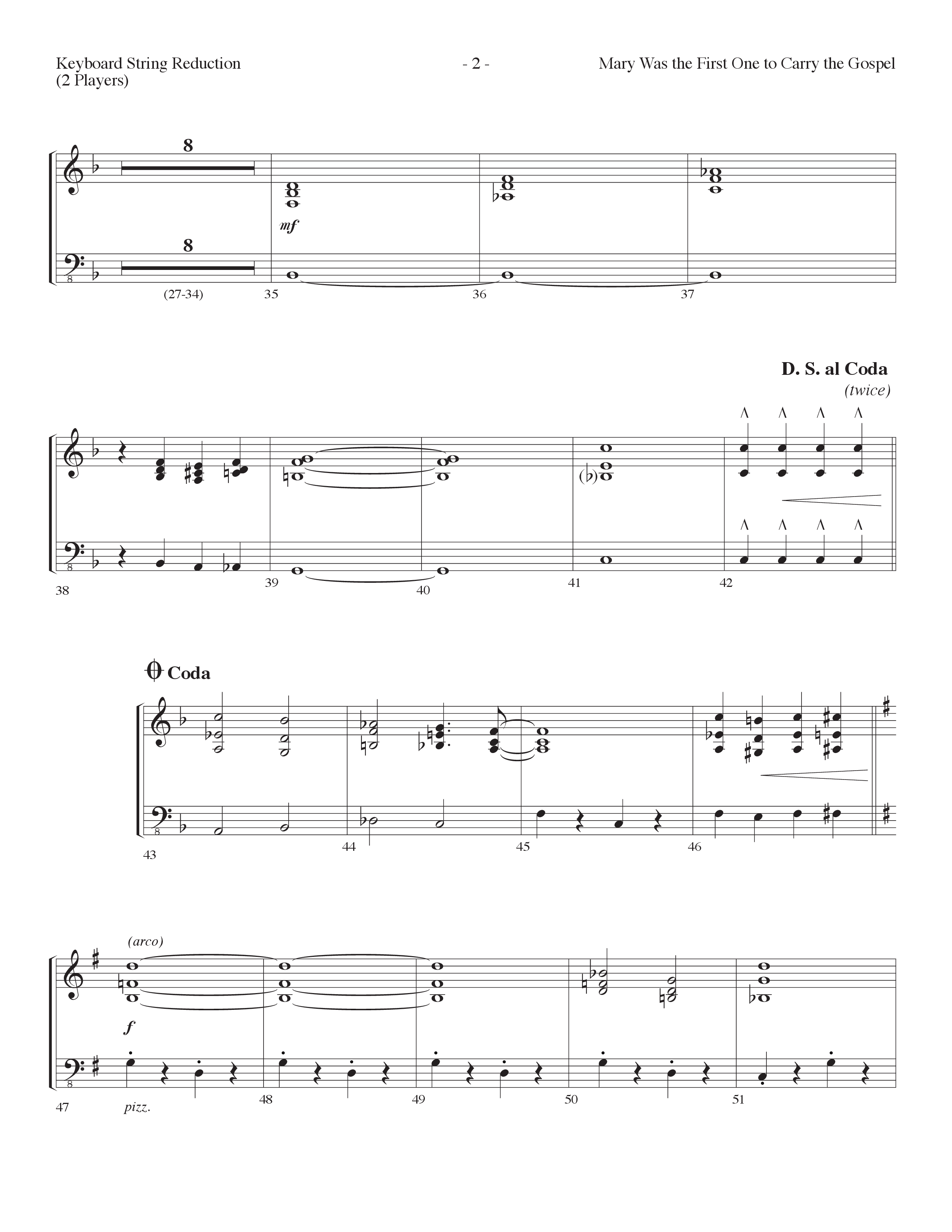 Mary Was The First One To Carry The Gospel (Choral Anthem SATB) String Reduction (Lifeway Choral / Arr. Dennis Allen)