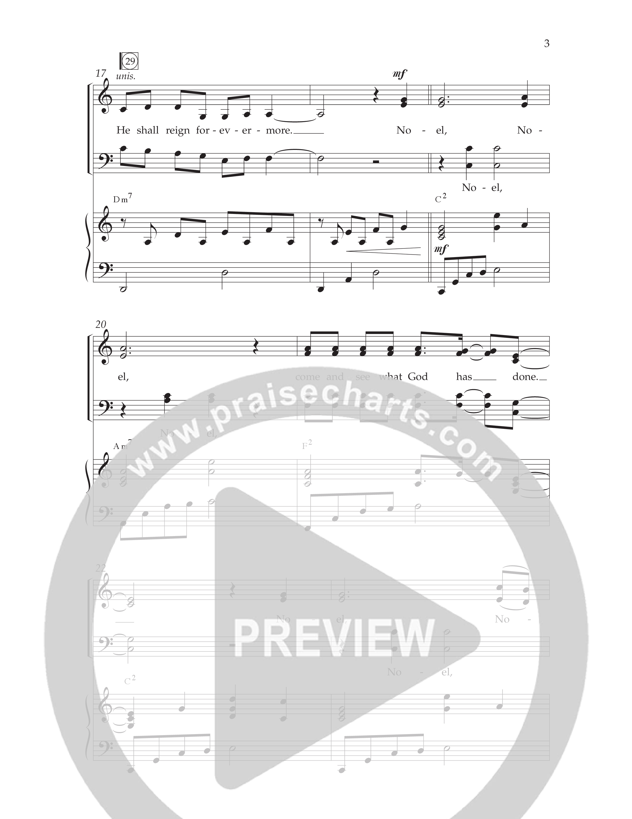 Noel (Choral Anthem SATB) Anthem (SATB/Piano) (Lifeway Choral / Arr. Dennis Allen)