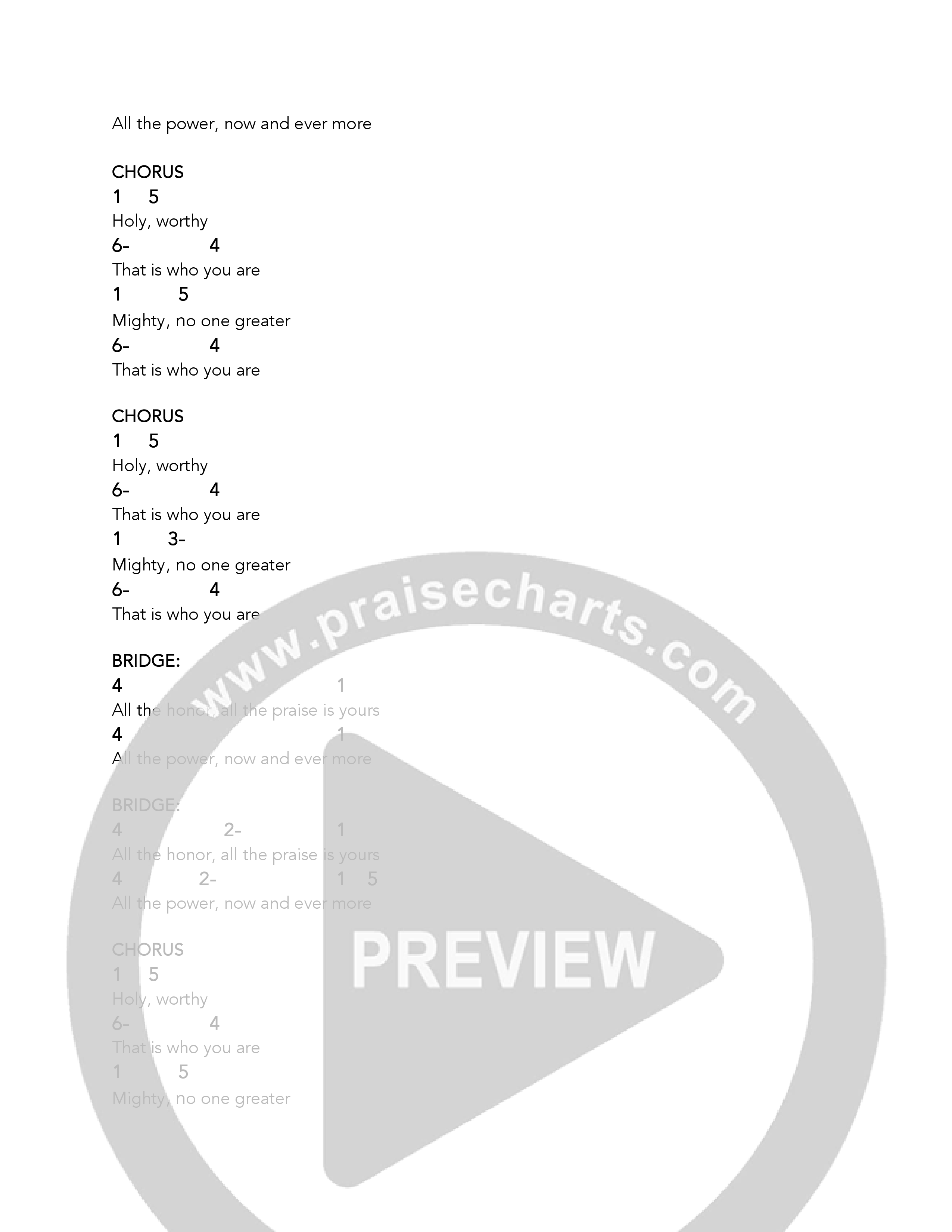 That Is Who You Are (Live) Chord Chart (Eagle Brook Music)