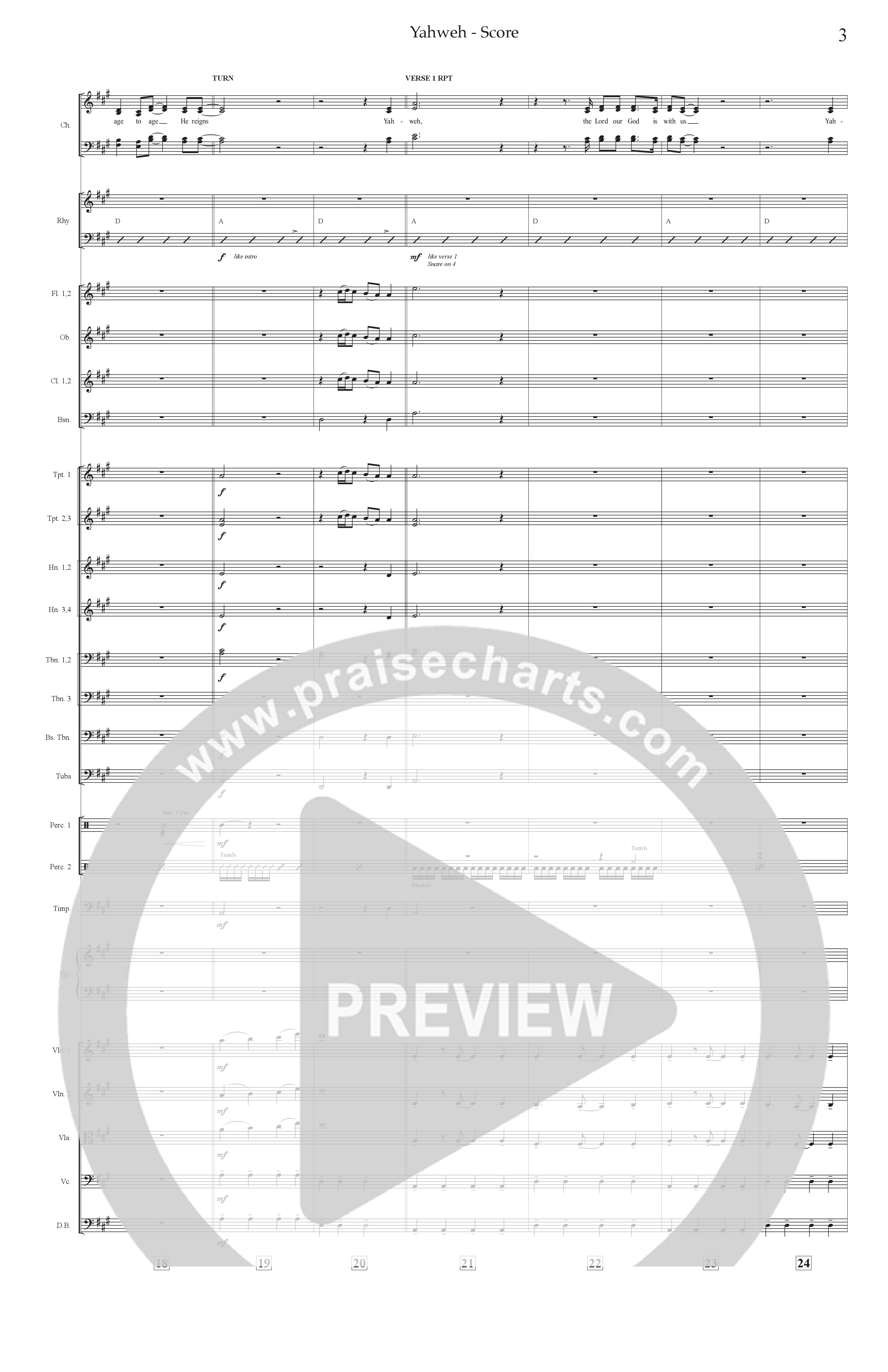 Yahweh Orchestration (Prestonwood Worship / Arr. Dylan McNab / Orch. Johann Acuna)