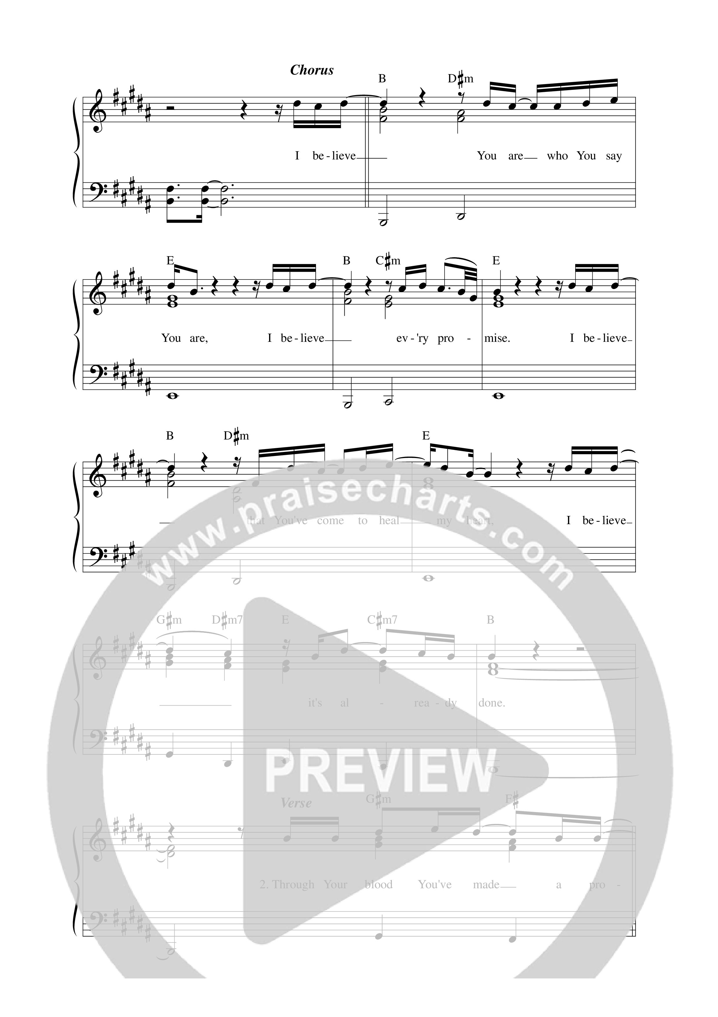 Every Promise (Live) Lead Sheet Melody (Ke'Erron)