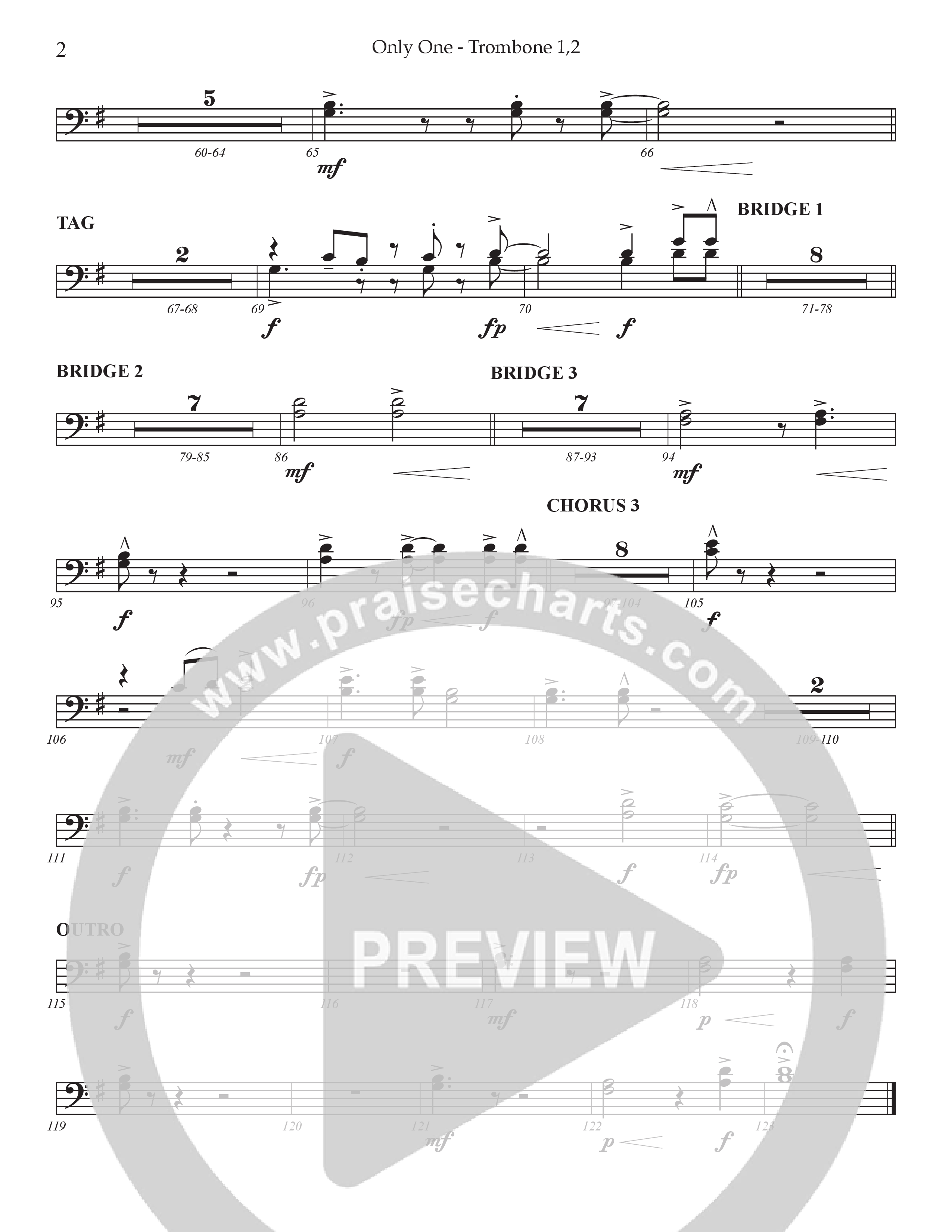 Only One Trombone 1/2 (Prestonwood Worship / Arr. Dylan McNab / Orch. Johann Acuna)