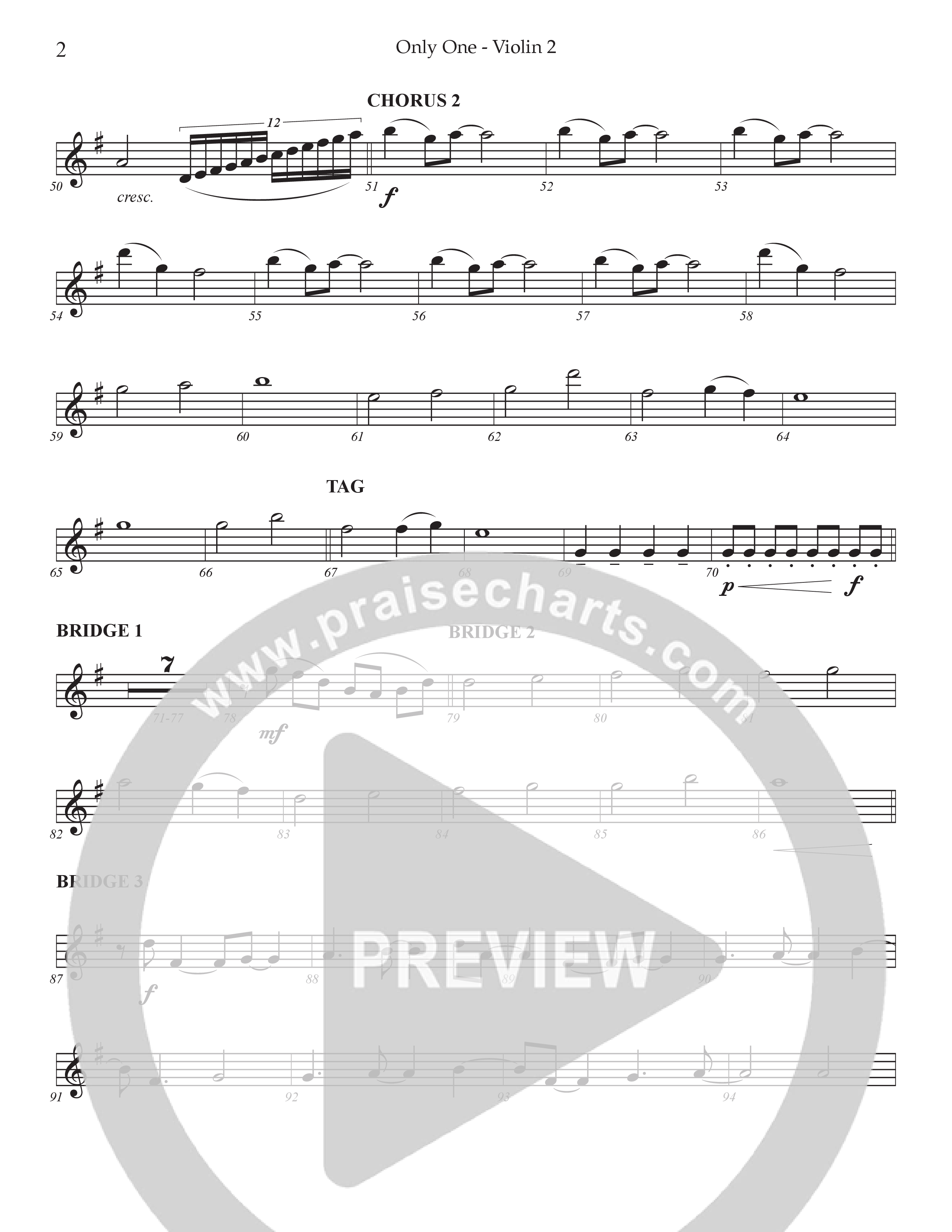 Only One Violin 2 (Prestonwood Worship / Arr. Dylan McNab / Orch. Johann Acuna)