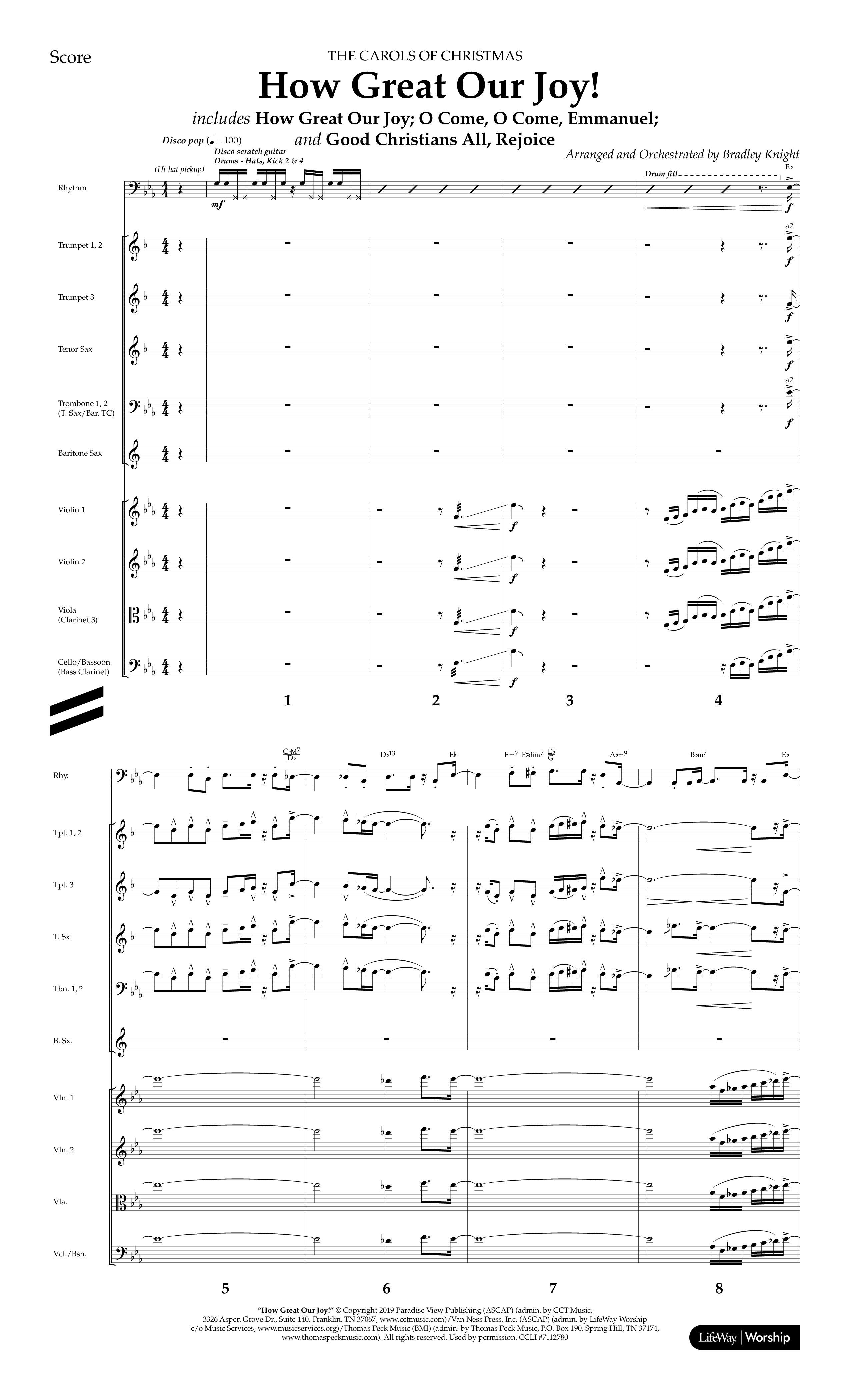 The Carols Of Christmas Vol 1 (12 Song Choral Collection) Song 10 (Orchestration) (Lifeway Choral / Arr. Bradley Knight)