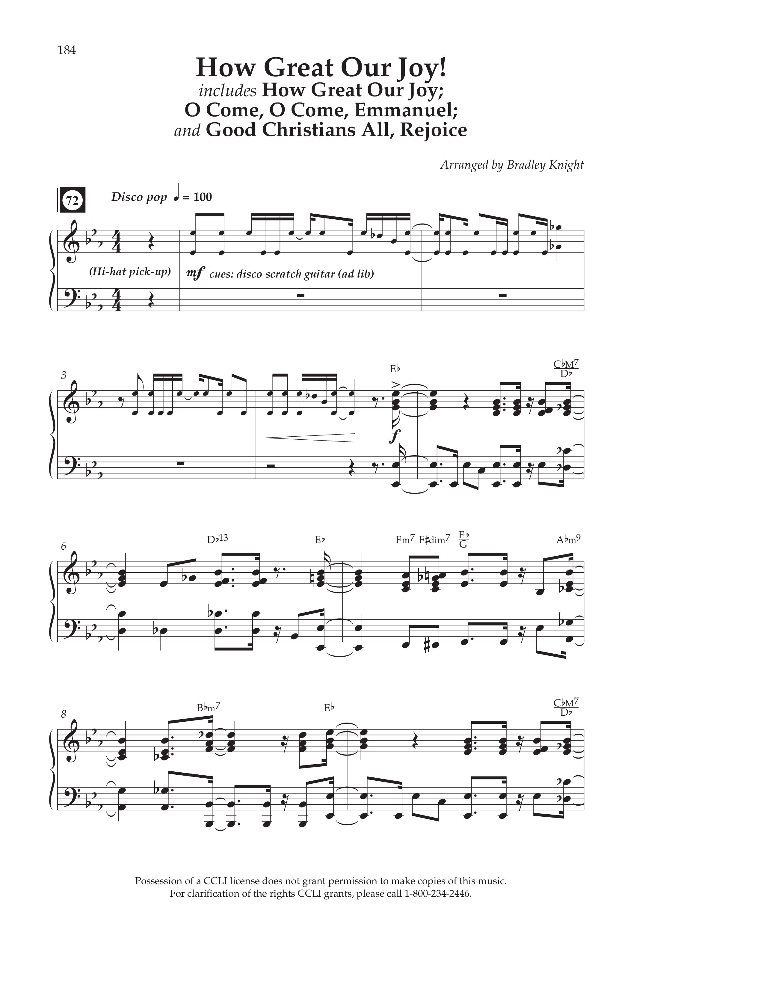 The Carols Of Christmas Vol 1 (12 Song Choral Collection) Song 10 (Piano SATB) (Lifeway Choral / Arr. Bradley Knight)