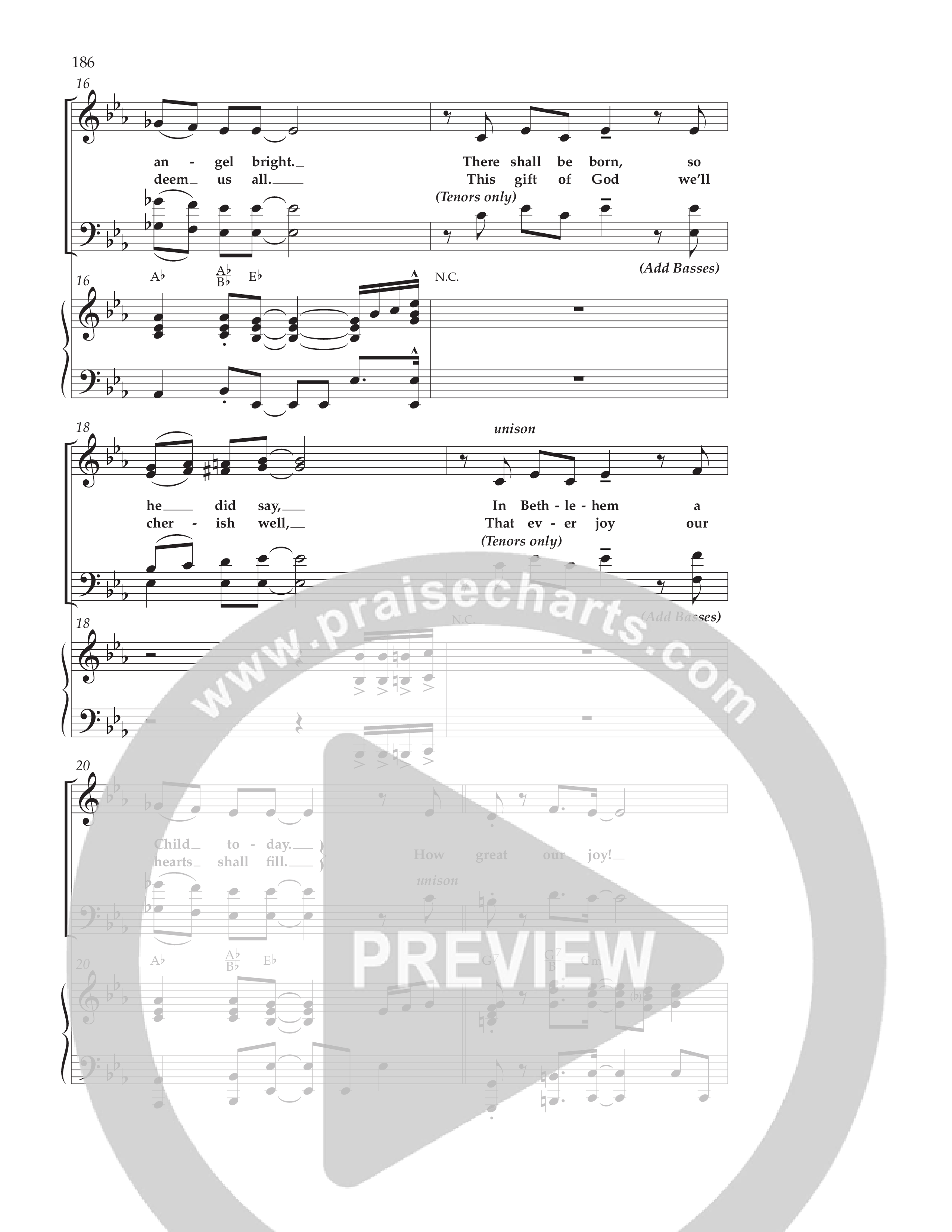 The Carols Of Christmas Vol 1 (12 Song Choral Collection) Song 10 (Piano SATB) (Lifeway Choral / Arr. Bradley Knight)