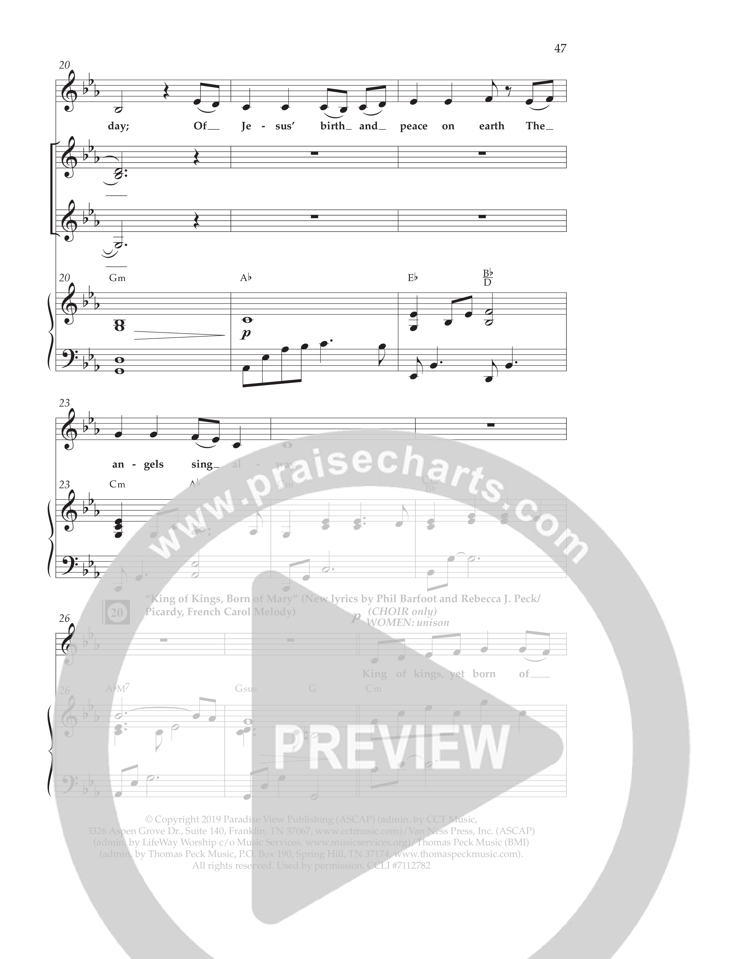 The Carols Of Christmas Vol 1 (12 Song Choral Collection) Song 3 (Piano SATB) (Lifeway Choral / Arr. Bradley Knight)