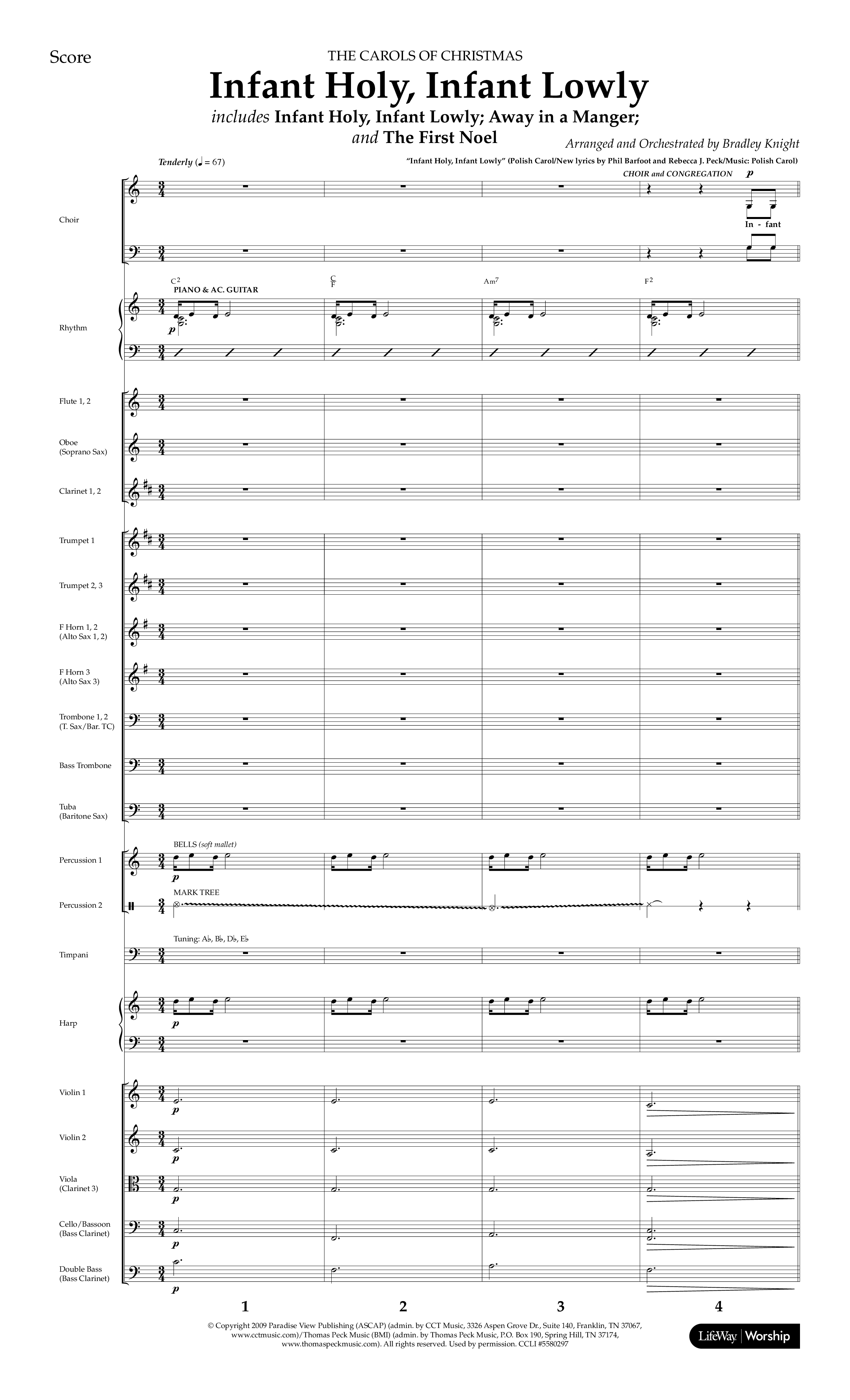 The Carols Of Christmas Vol 1 (12 Song Choral Collection) Song 5 (Orchestration) (Lifeway Choral / Arr. Bradley Knight)