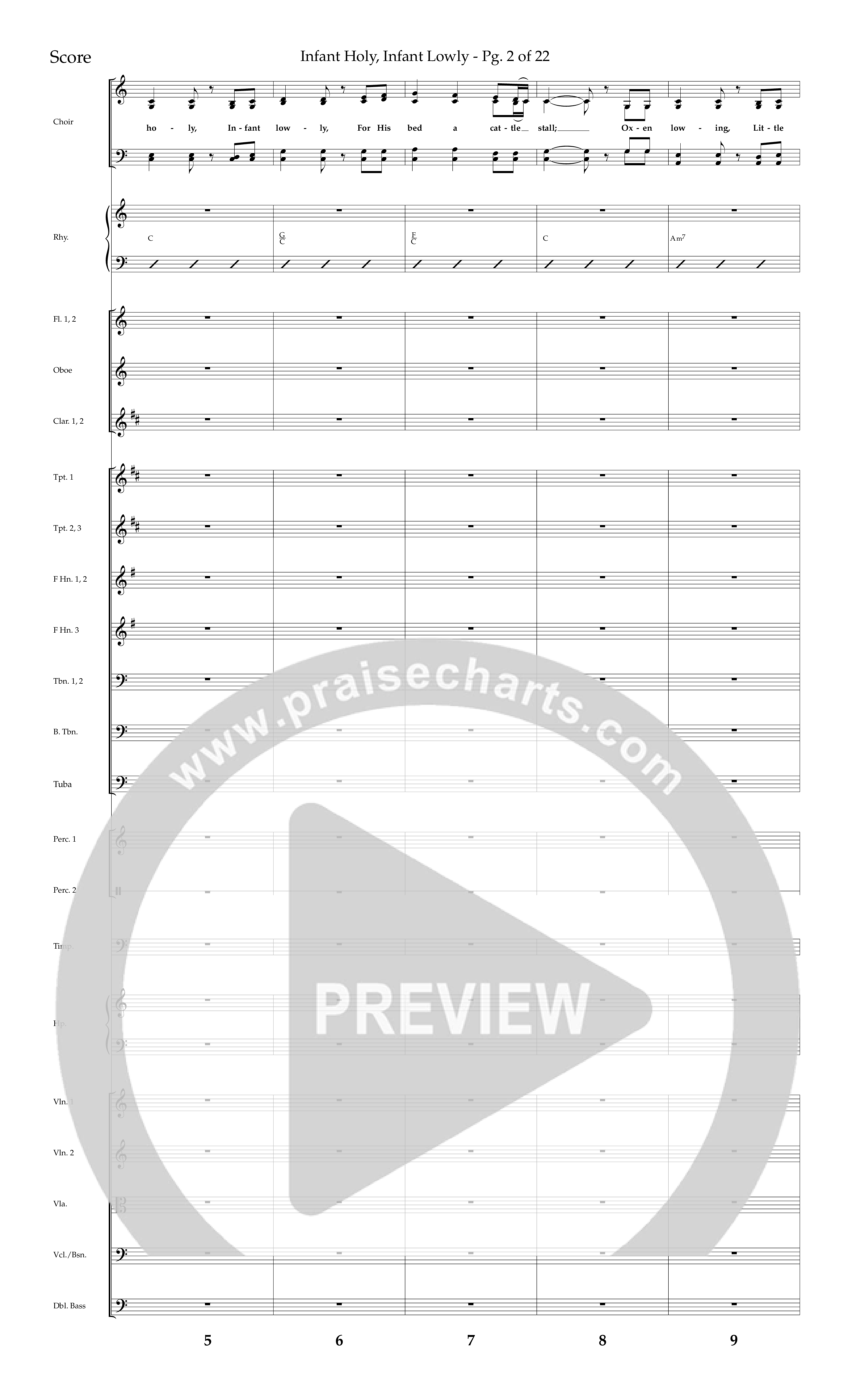 The Carols Of Christmas Vol 1 (12 Song Choral Collection) Song 5 (Orchestration) (Lifeway Choral / Arr. Bradley Knight)