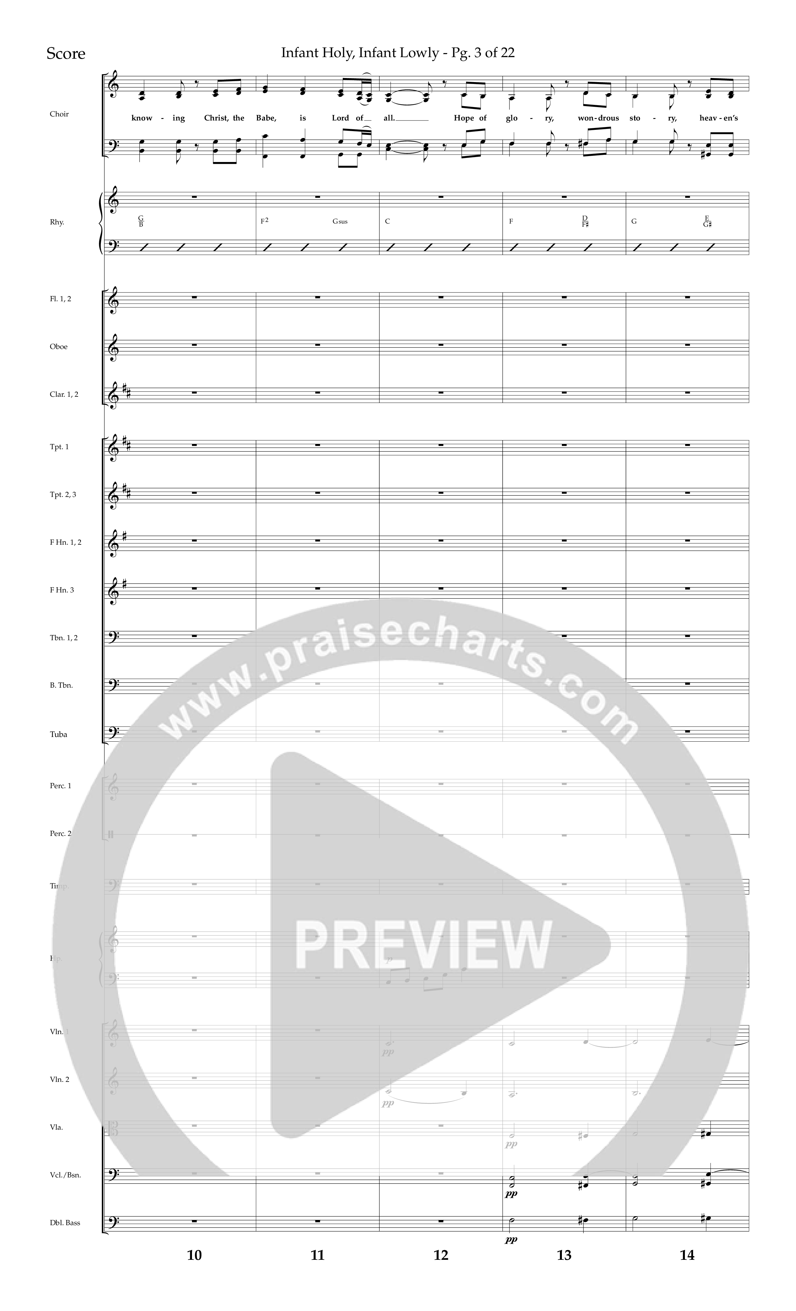 The Carols Of Christmas Vol 1 (12 Song Choral Collection) Song 5 (Orchestration) (Lifeway Choral / Arr. Bradley Knight)