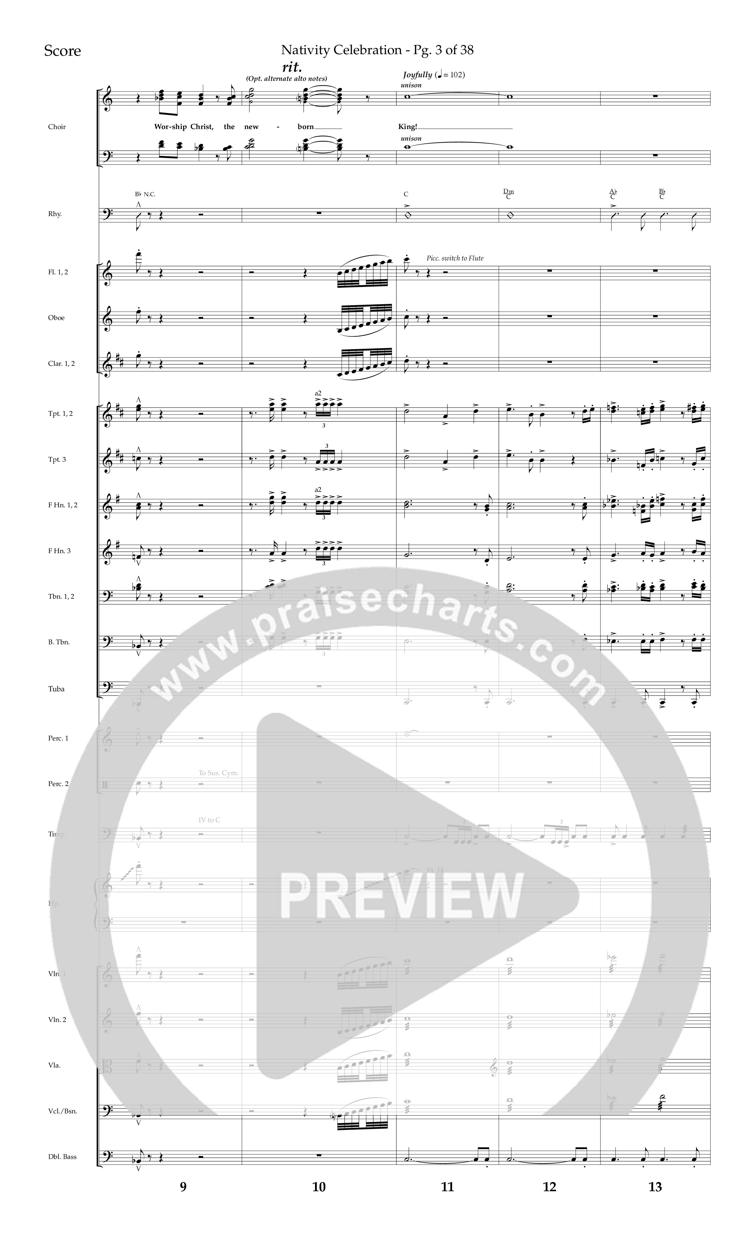 The Carols Of Christmas Vol 1 (12 Song Choral Collection) Song 7 (Orchestration) (Lifeway Choral / Arr. Bradley Knight)