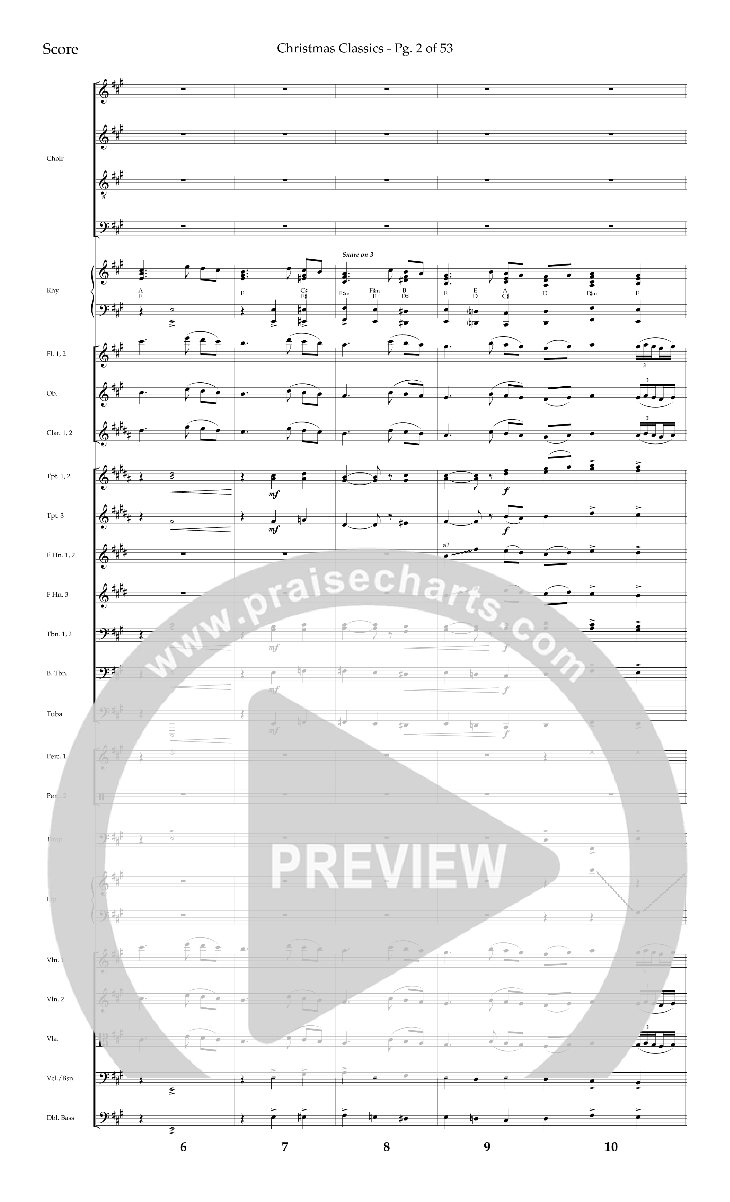 The Carols Of Christmas Vol 1 (12 Song Choral Collection) Song 9 (Orchestration) (Lifeway Choral / Arr. Bradley Knight)