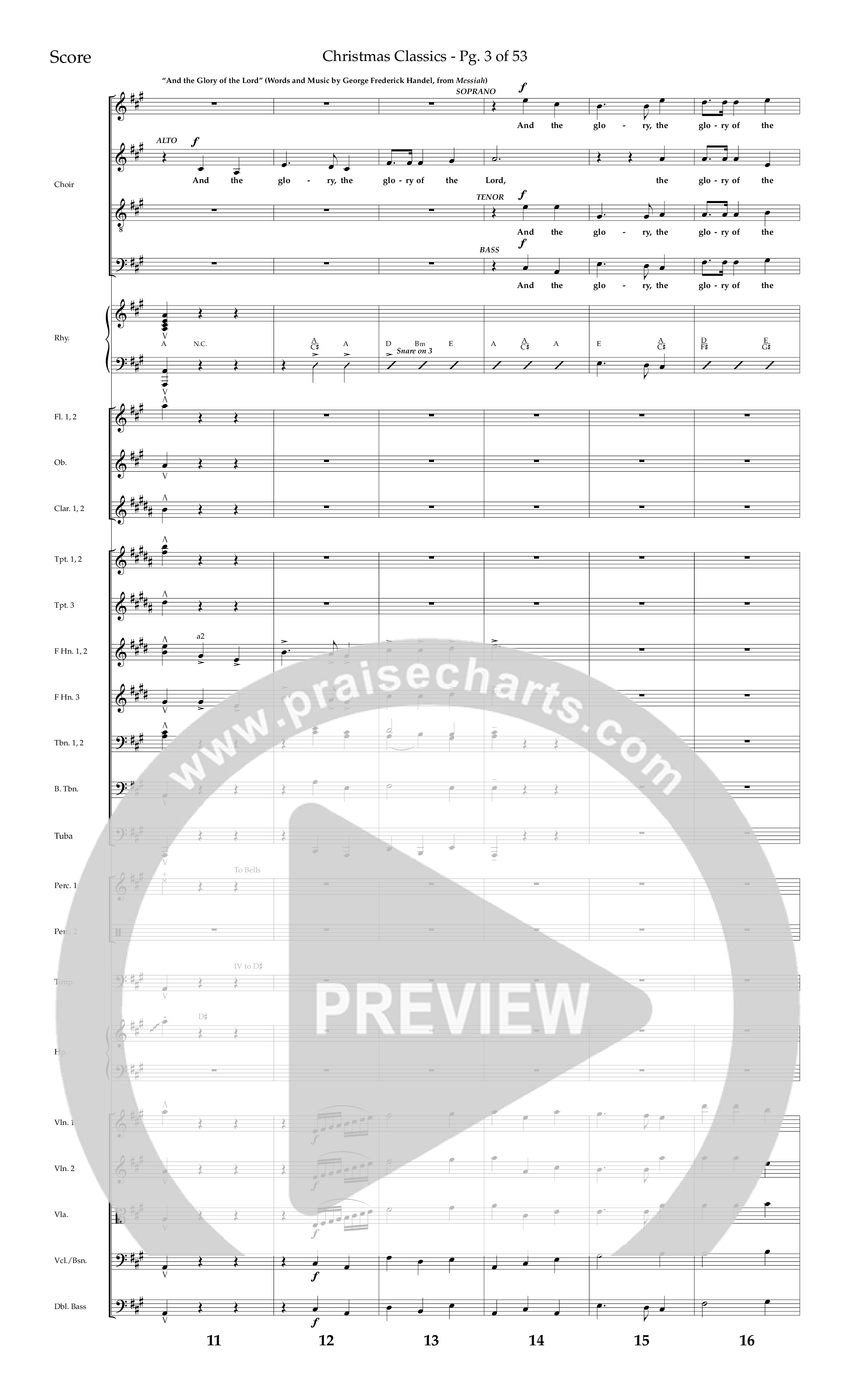 The Carols Of Christmas Vol 1 (12 Song Choral Collection) Song 9 (Orchestration) (Lifeway Choral / Arr. Bradley Knight)