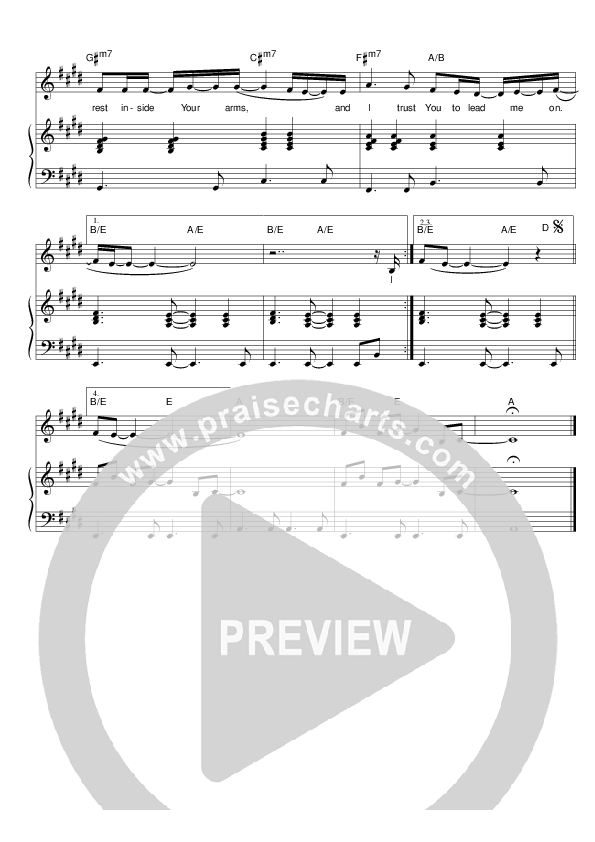 Jesus I Adore You Lead & Piano (Hillsong Worship)