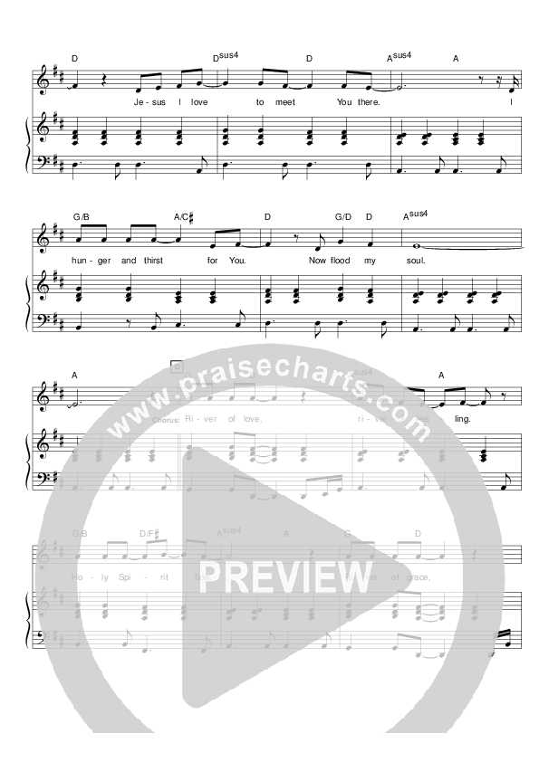 River Piano/Vocal (Hillsong Worship)