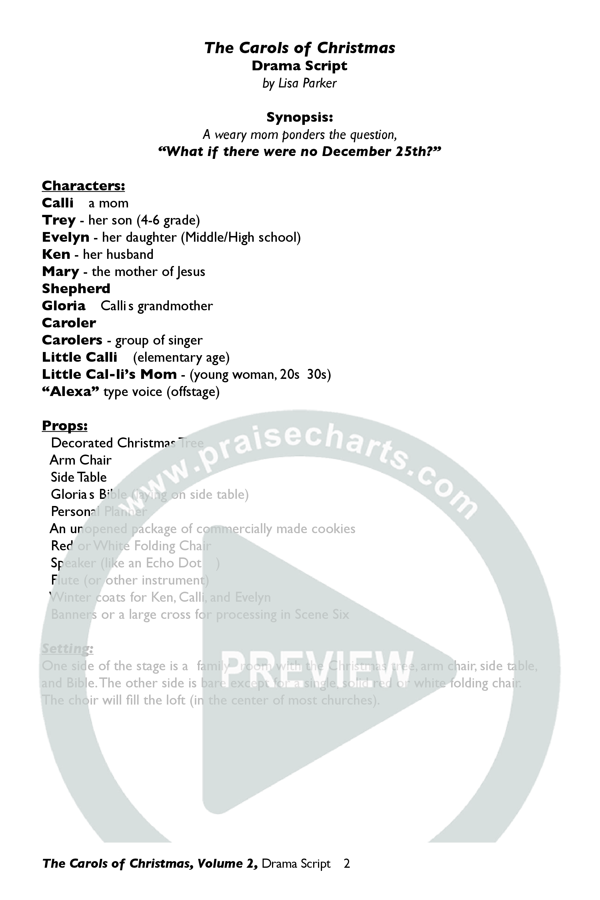 The Carols Of Christmas Vol 2 (13 Song Choral Collection) Instructions (Lifeway Choral / Arr. Trey Ivey)