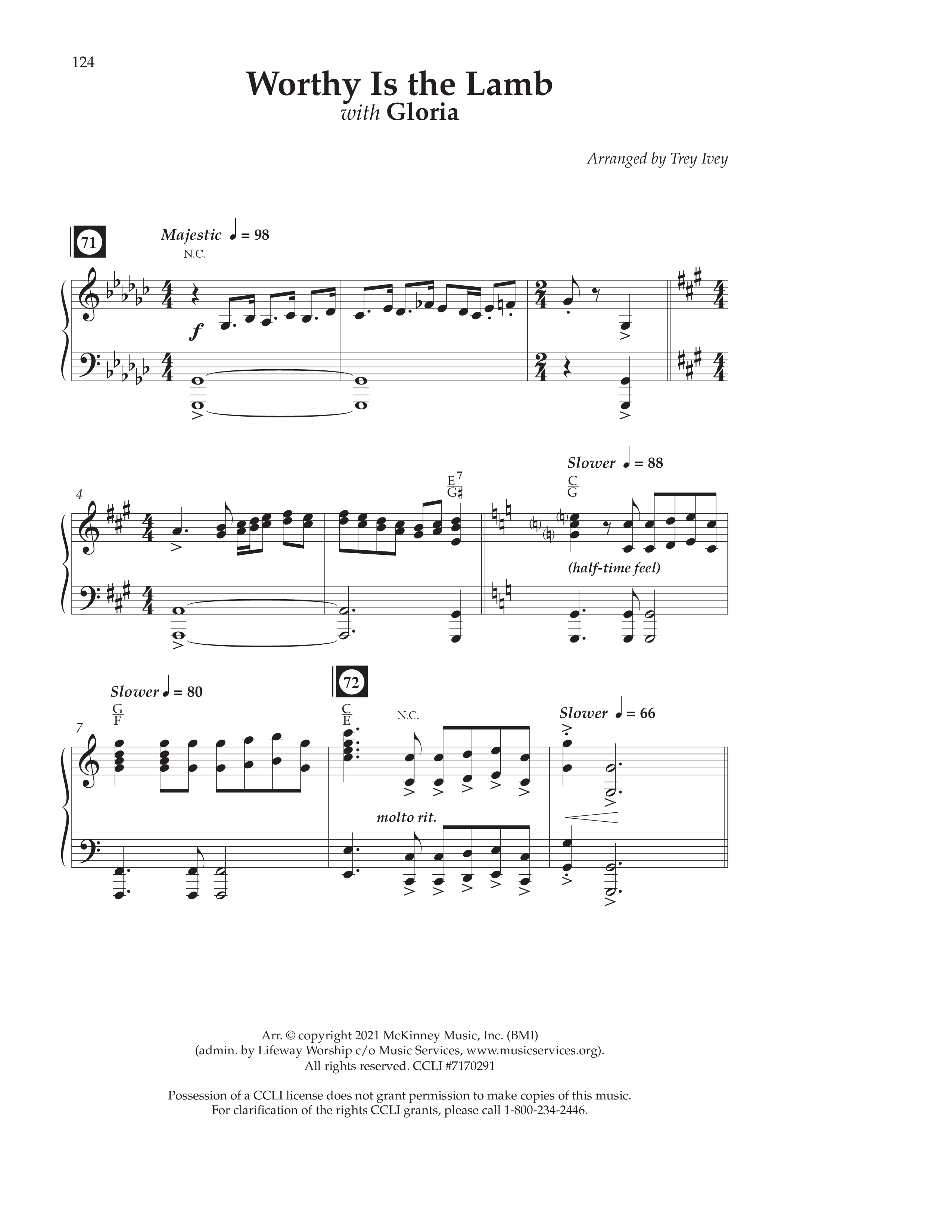 The Carols Of Christmas Vol 2 (13 Song Choral Collection) Song 10 (Piano SATB) (Lifeway Choral / Arr. Trey Ivey)