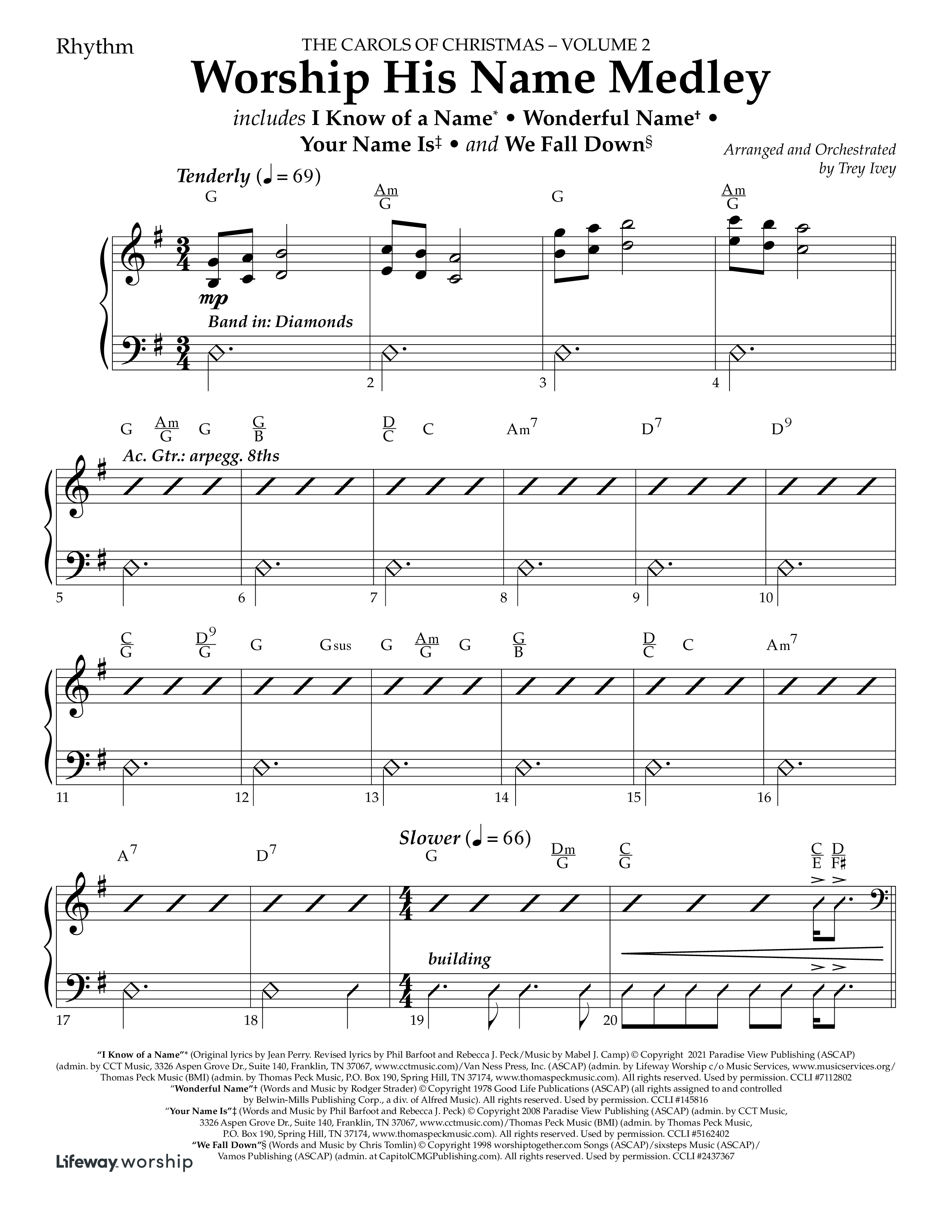 The Carols Of Christmas Vol 2 (13 Song Choral Collection) Song 12 (Lead & Chords) (Lifeway Choral / Arr. Trey Ivey)