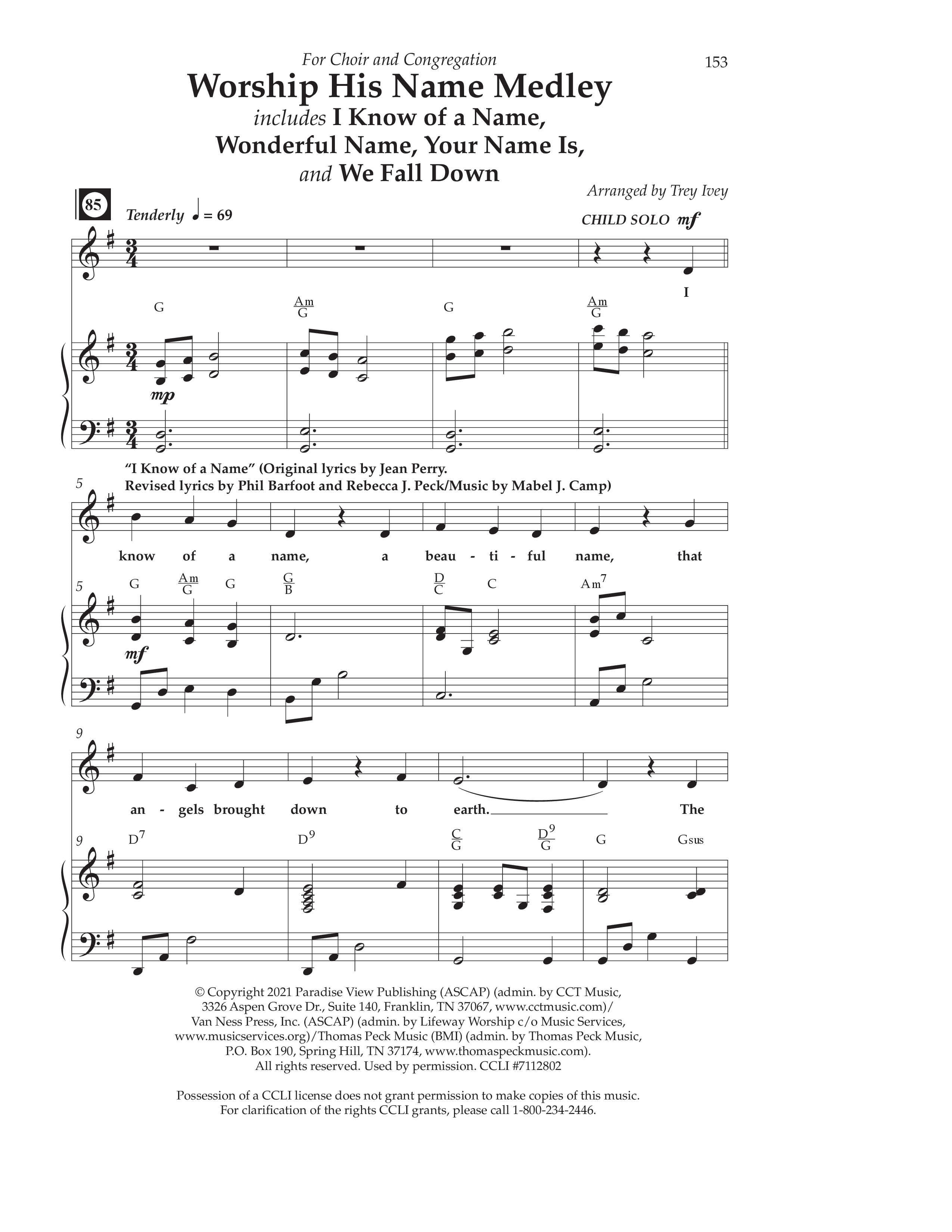 The Carols Of Christmas Vol 2 (13 Song Choral Collection) Song 12 (Piano SATB) (Lifeway Choral / Arr. Trey Ivey)