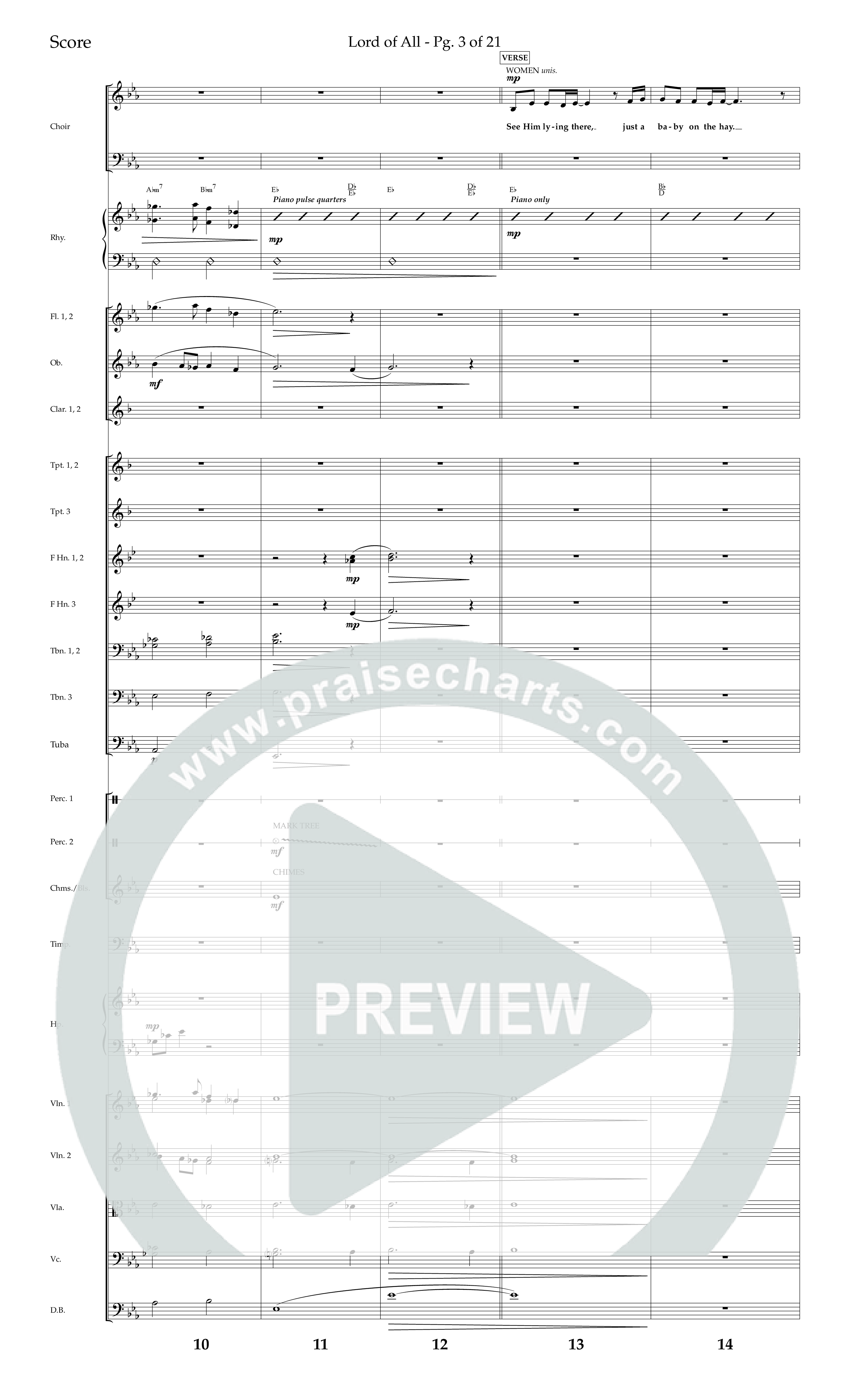 The Carols Of Christmas Vol 2 (13 Song Choral Collection) Song 13 (Orchestration) (Lifeway Choral / Arr. Trey Ivey)