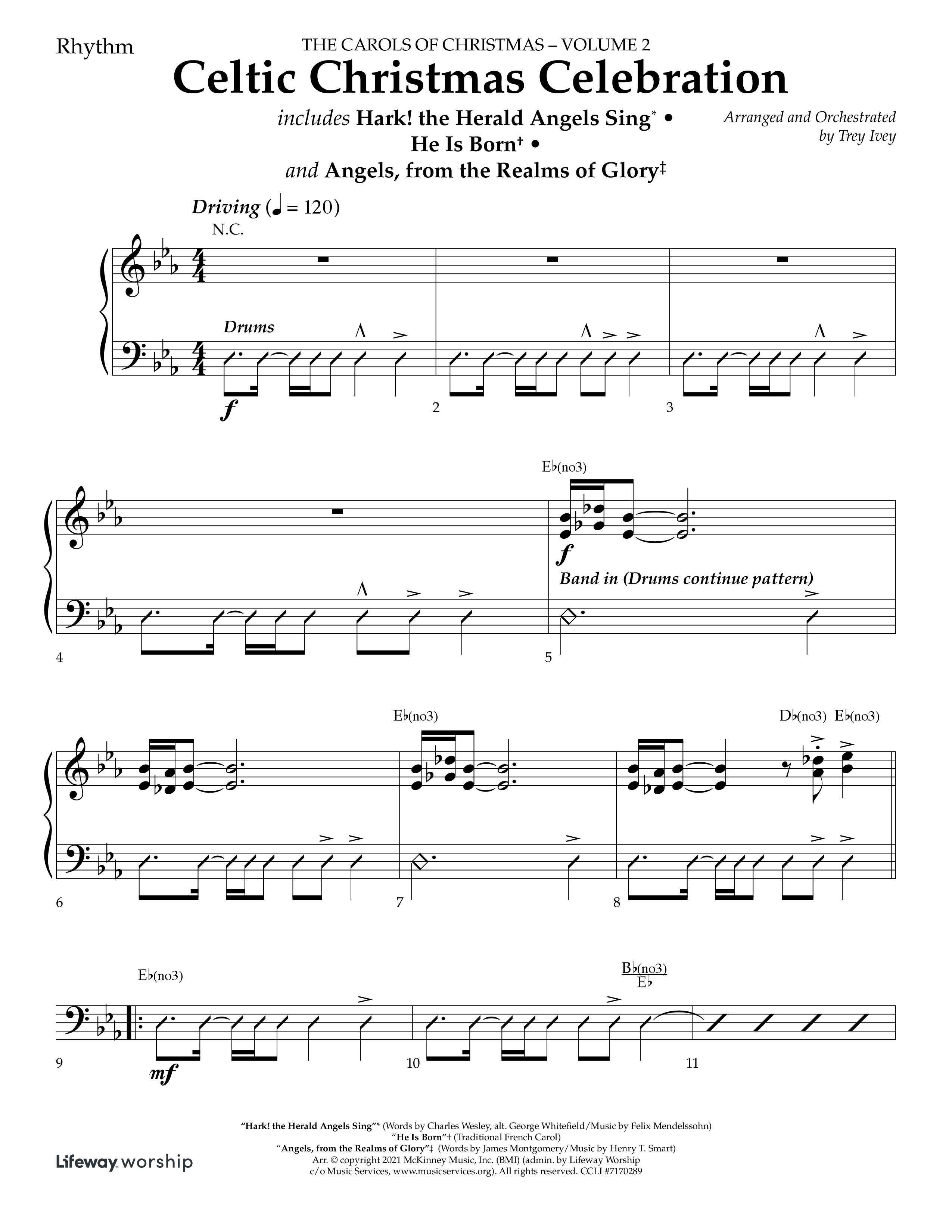 The Carols Of Christmas Vol 2 (13 Song Choral Collection) Song 2 (Lead & Chords) (Lifeway Choral / Arr. Trey Ivey)