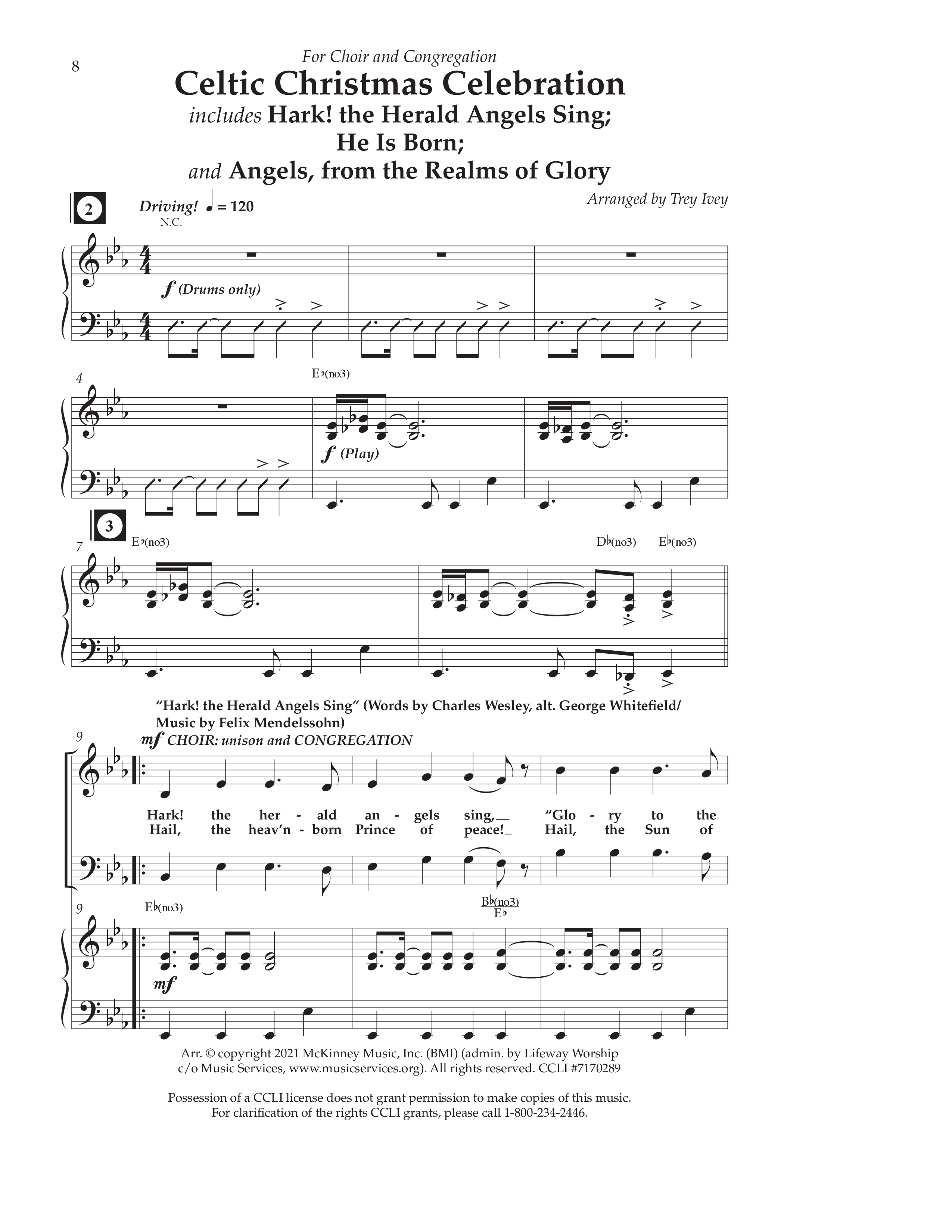 The Carols Of Christmas Vol 2 (13 Song Choral Collection) Song 2 (Piano SATB) (Lifeway Choral / Arr. Trey Ivey)