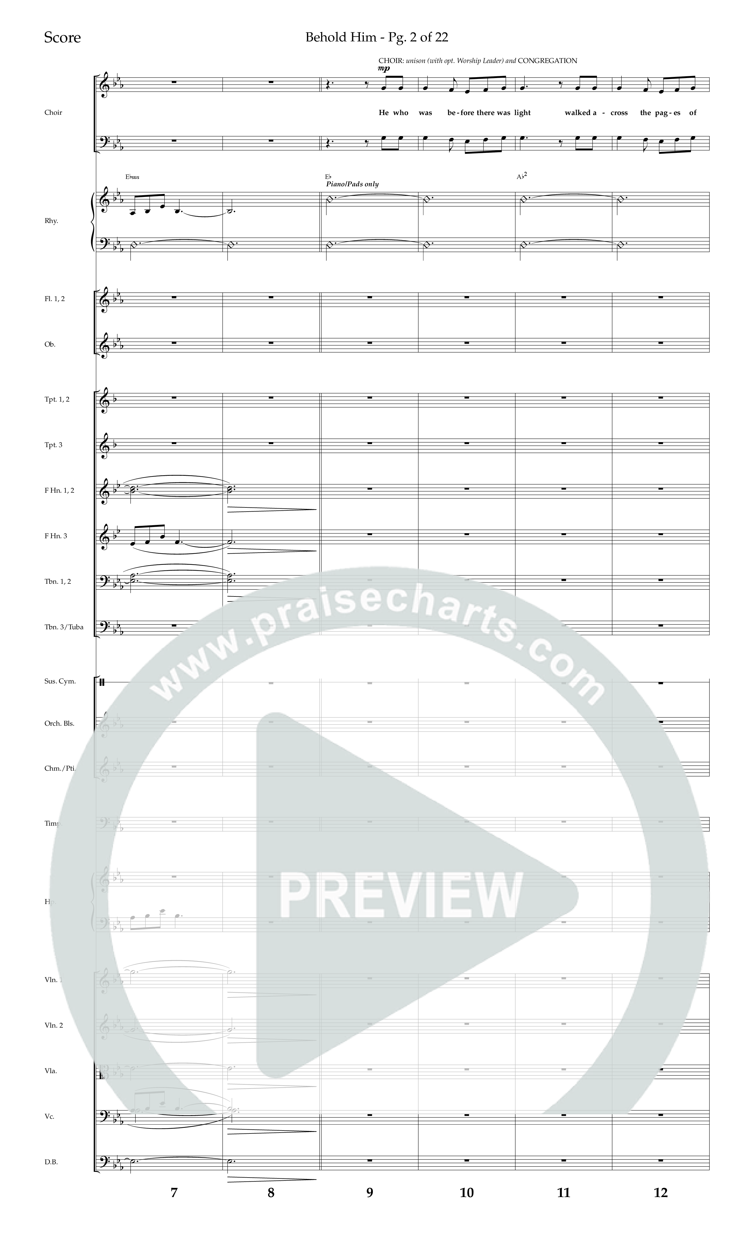 The Carols Of Christmas Vol 2 (13 Song Choral Collection) Song 6 (Orchestration) (Lifeway Choral / Arr. Trey Ivey)