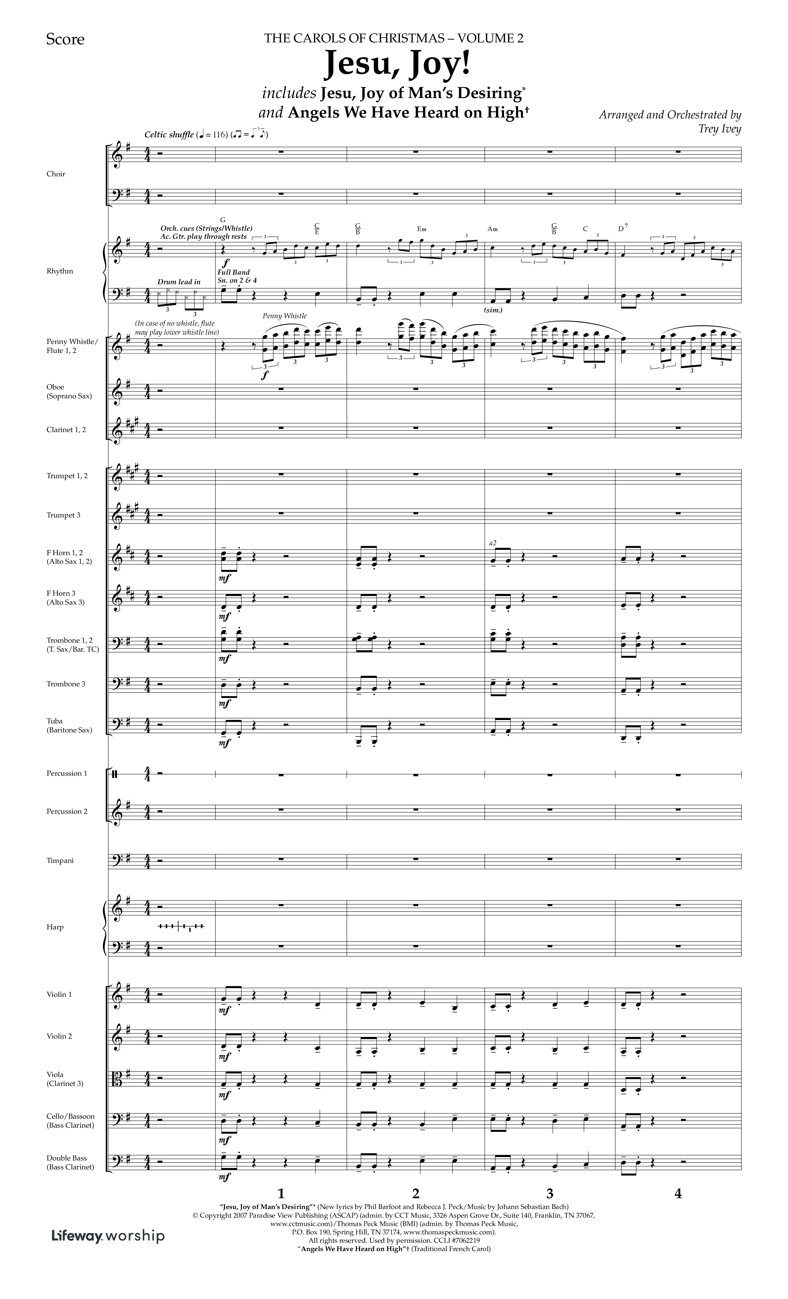 The Carols Of Christmas Vol 2 (13 Song Choral Collection) Song 7 (Orchestration) (Lifeway Choral / Arr. Trey Ivey)