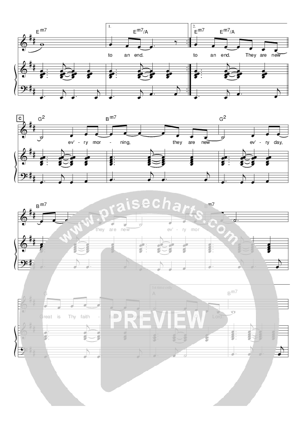 The Steadfast Love Of The Lord Piano/Vocal (Hillsong Worship)