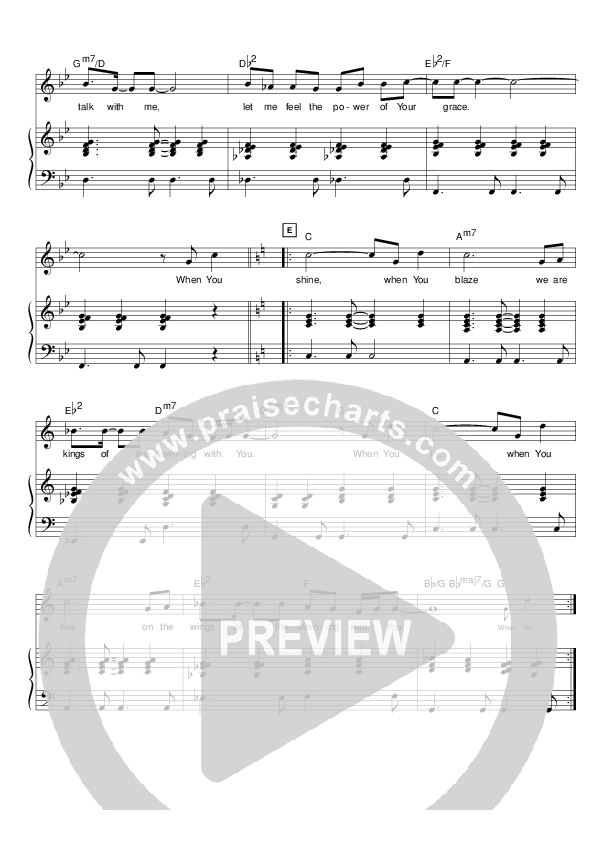 You Shine Lead & Piano (Hillsong Worship)