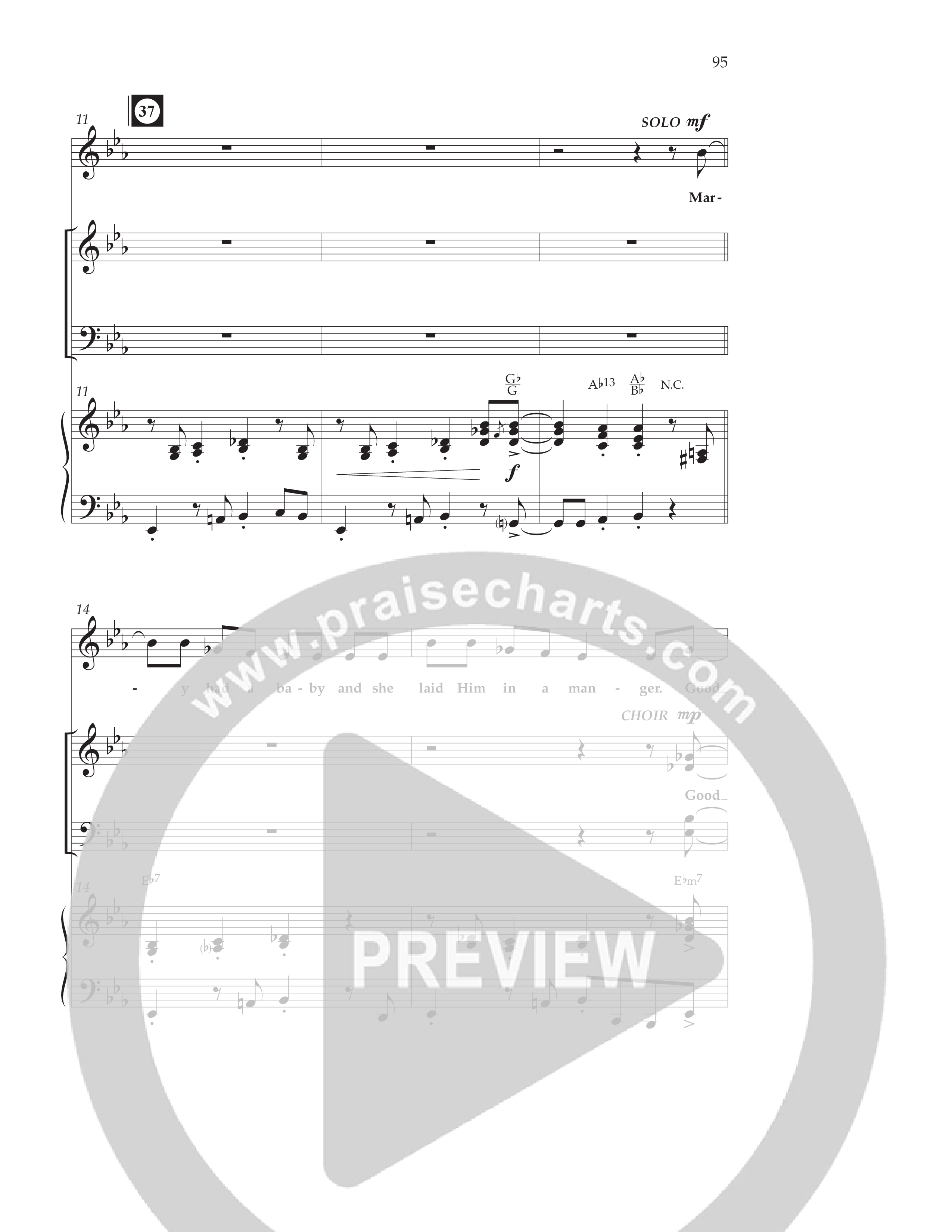 Mary Had a Baby (with Tell It) (Choral Anthem SATB) Anthem (SATB/Piano) (Lifeway Choral / Arr. Bradley Knight)