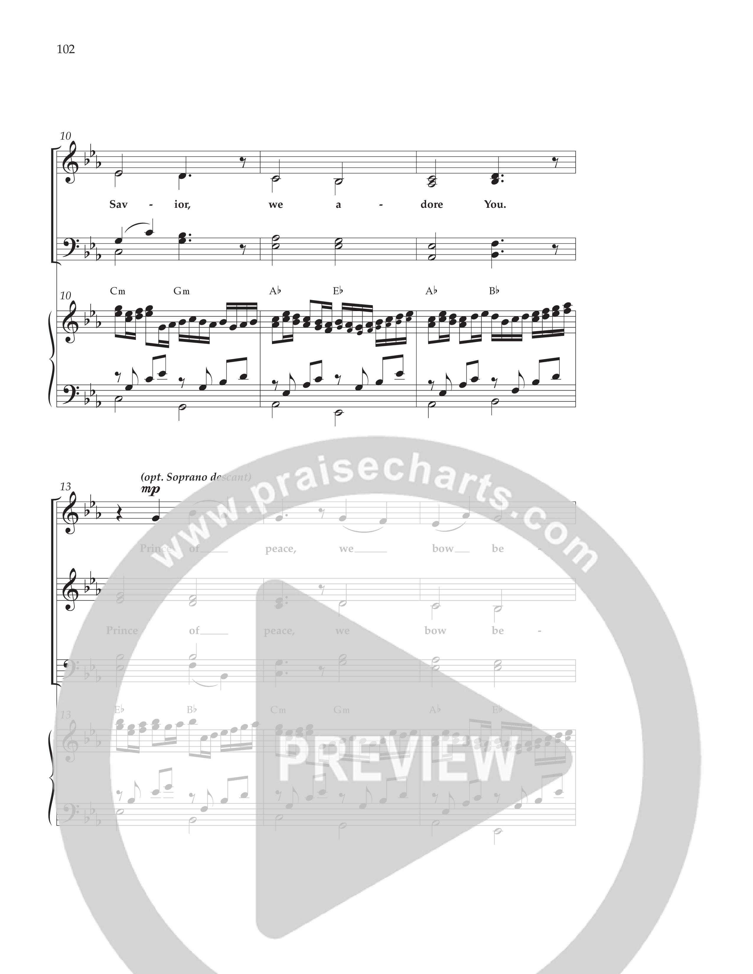 Lord Of Glory (with  Holy Savior We Adore You,  Lord of Glory, I Love You Lord Jesus, Thou Didst Lea (Choral Anthem SATB) Anthem (SATB/Piano) (Lifeway Choral / Arr. Trey Ivey)